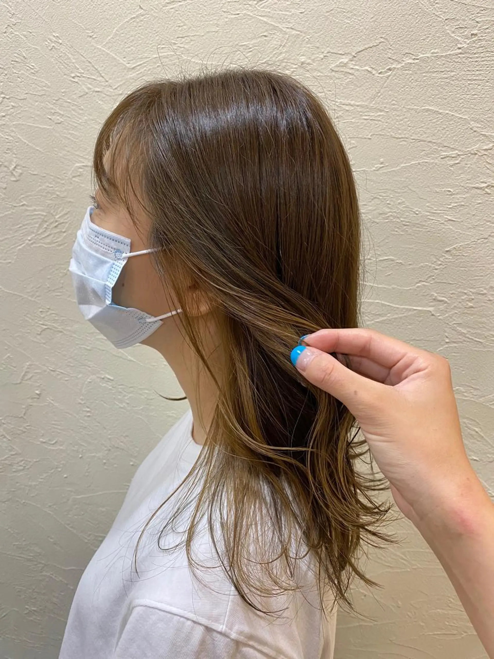 セミロング カラー ブリーチ インナーカラー カット ヘアカラー トリートメント ENIF ヤマグチアツコのヘアスタイル