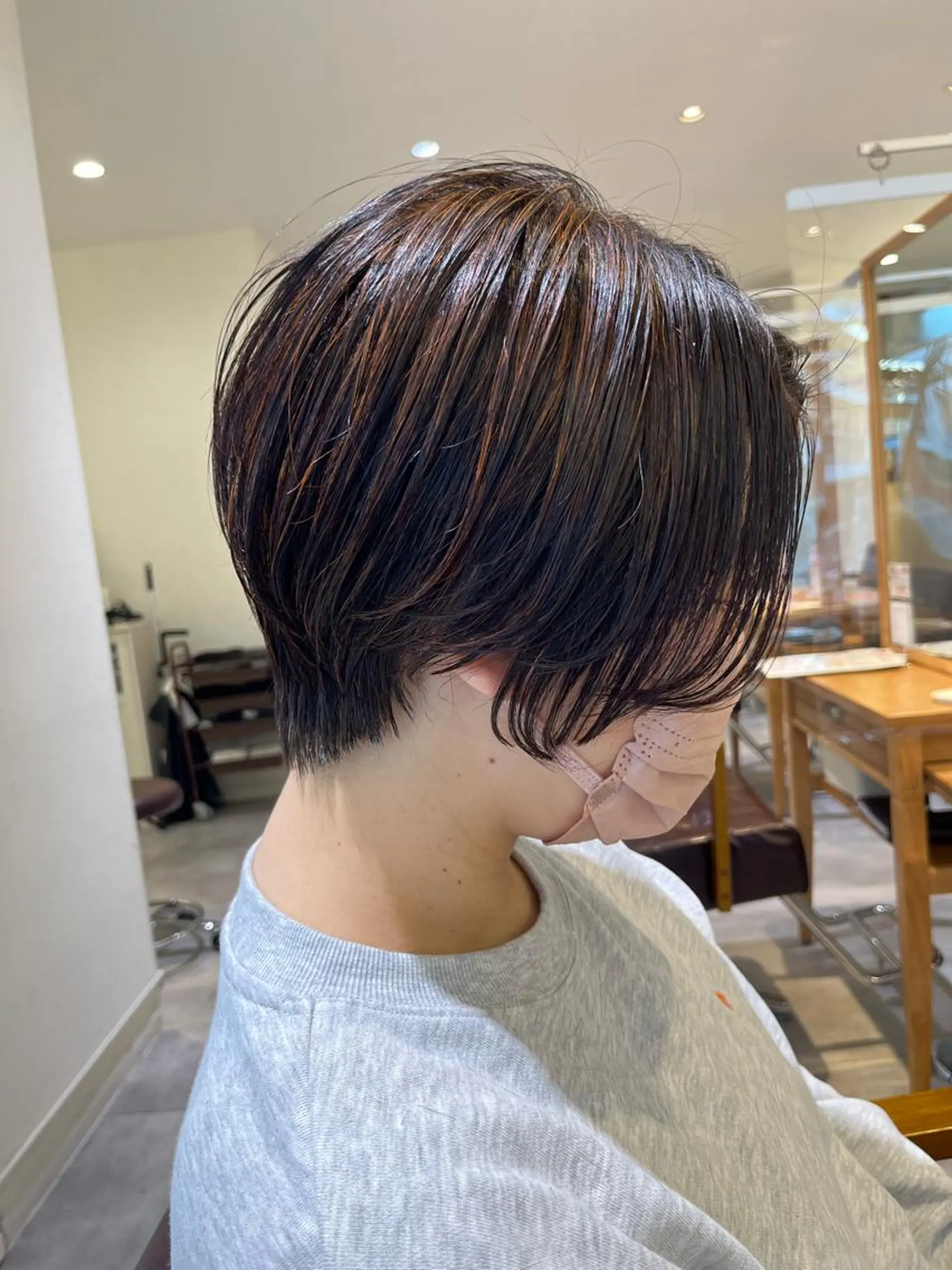 ショート カラー カット ヘアカラー トリートメント ヘッドスパ BLENDby happiness所属・KAORU/絹髪 /髪質改善/奈良のヘアスタイル