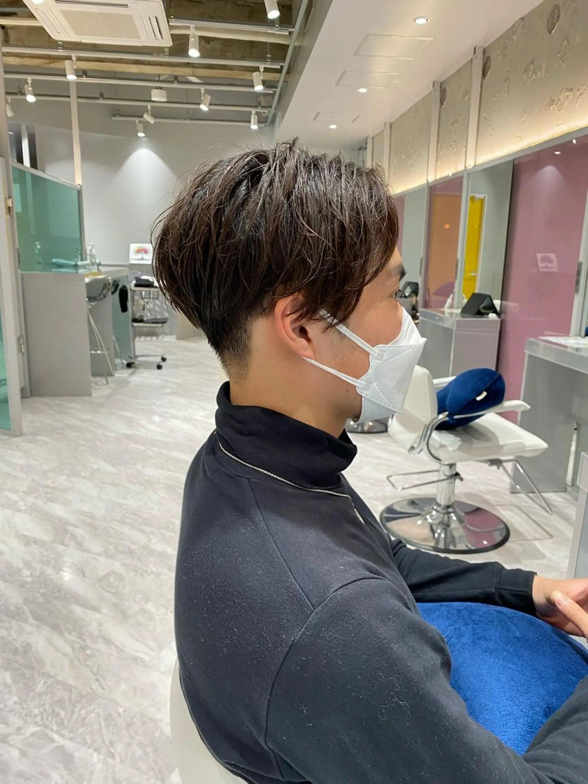 ショート メンズ センターパート ショートヘア カット Riganuts池袋 Hayato✂︎のヘアスタイル