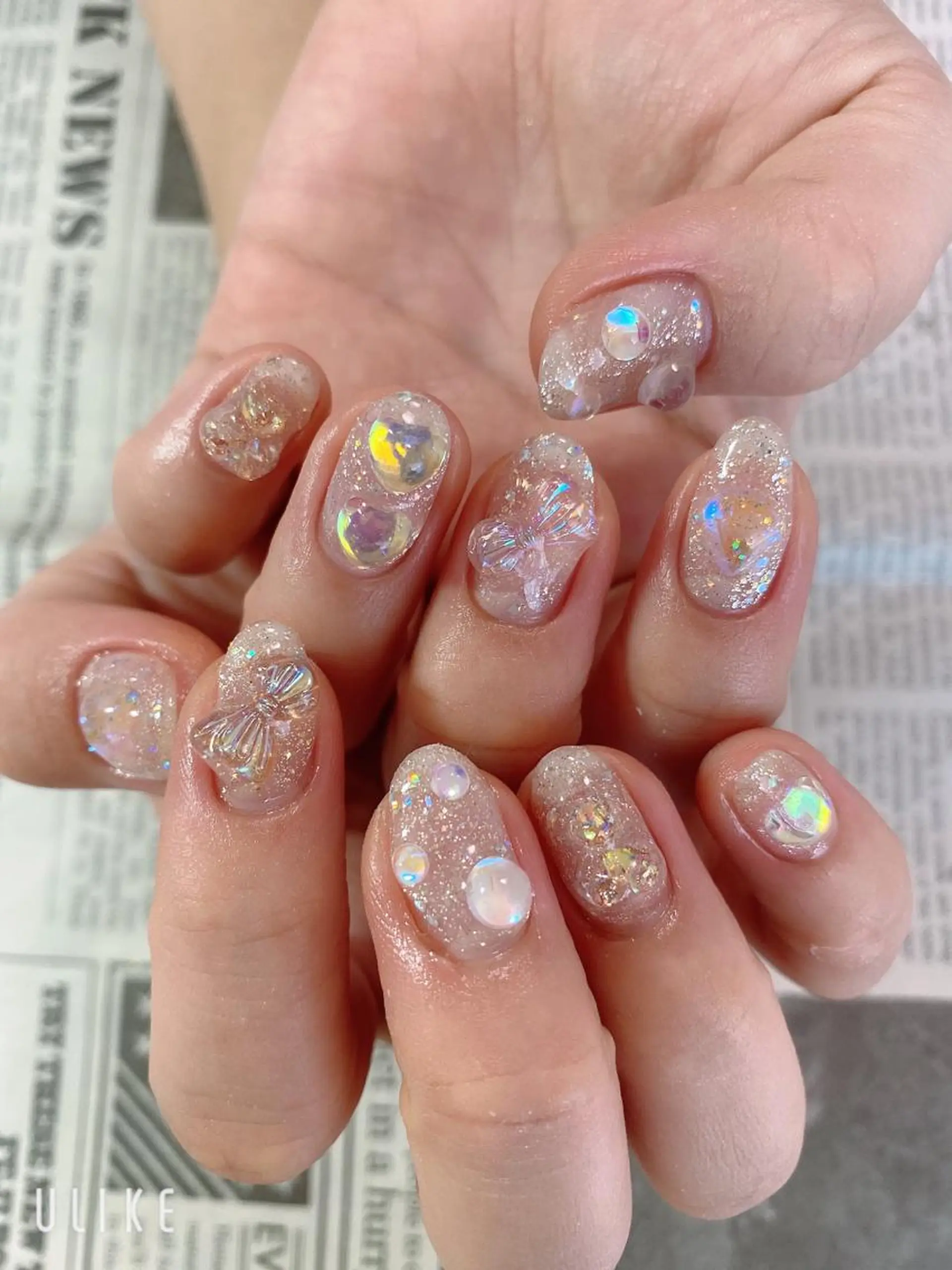 ネイル ぷっくりネイル ハンドネイル ハンドケア 森山 舞のネイルデザイン