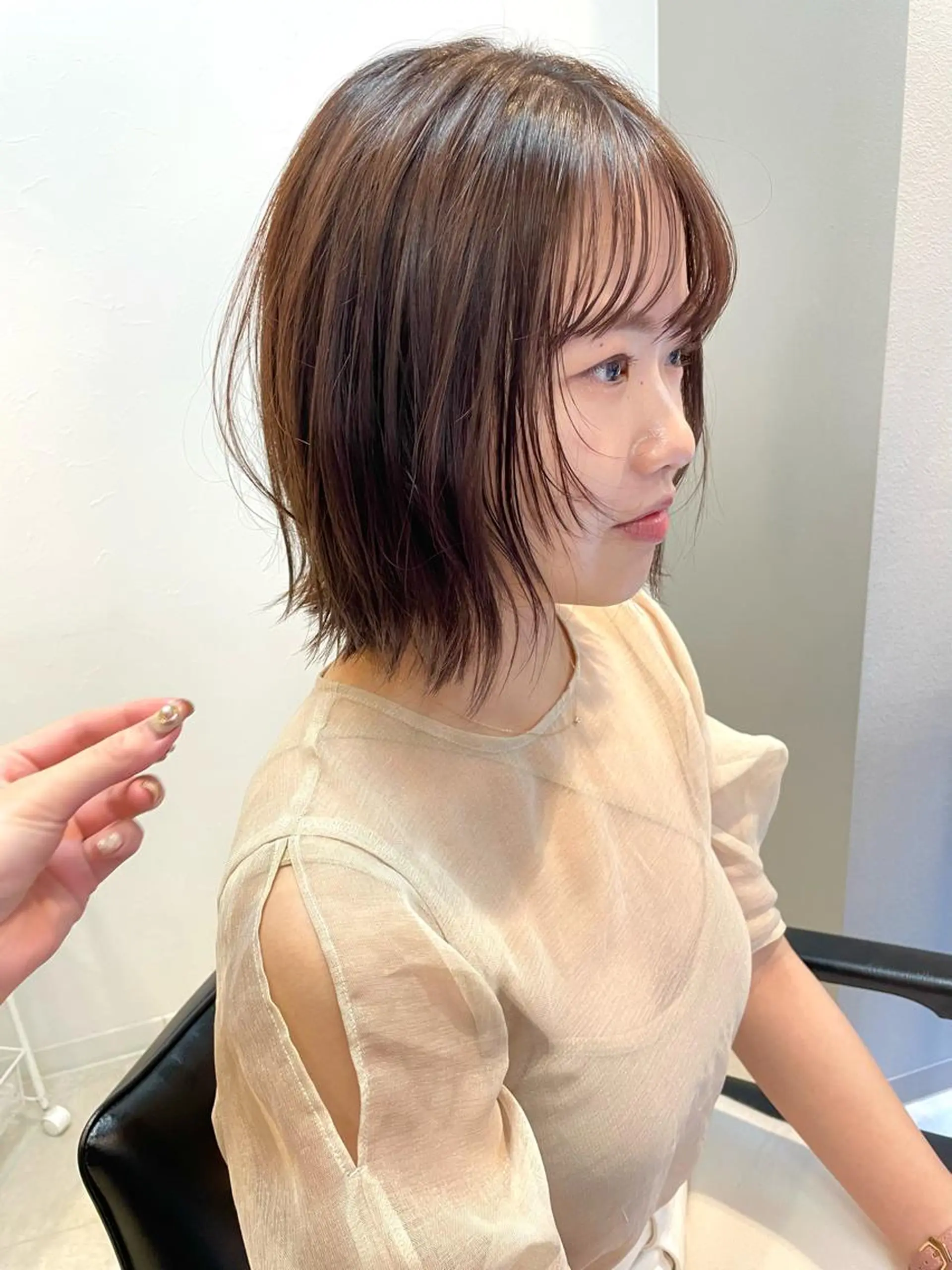 ミディアム カラー 🍨モテベージュ🩰 miraiのヘアスタイル