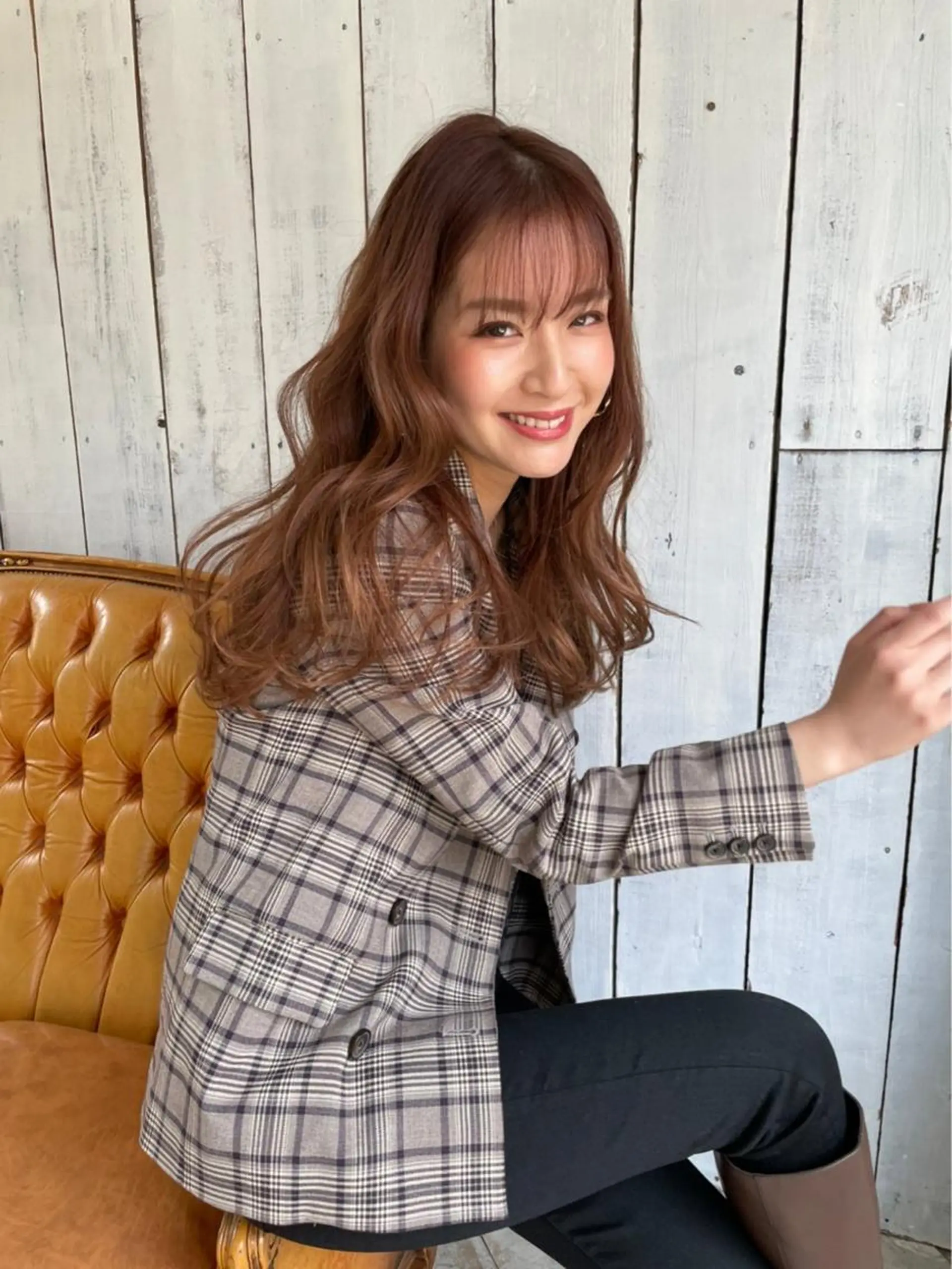 ミディアム カラー パーマ 🌿レイヤー/髪質 改善/🌿‬JINのヘアスタイル