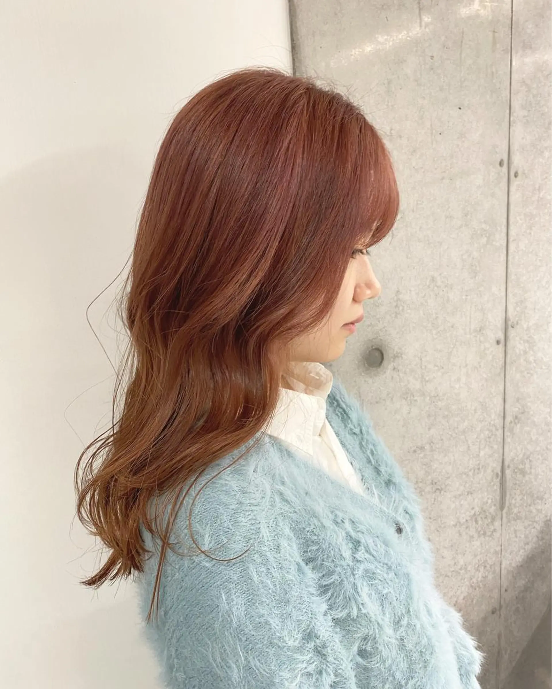 ロング カラー ナツミ/透明感カラー /酸性ストレートのヘアスタイル