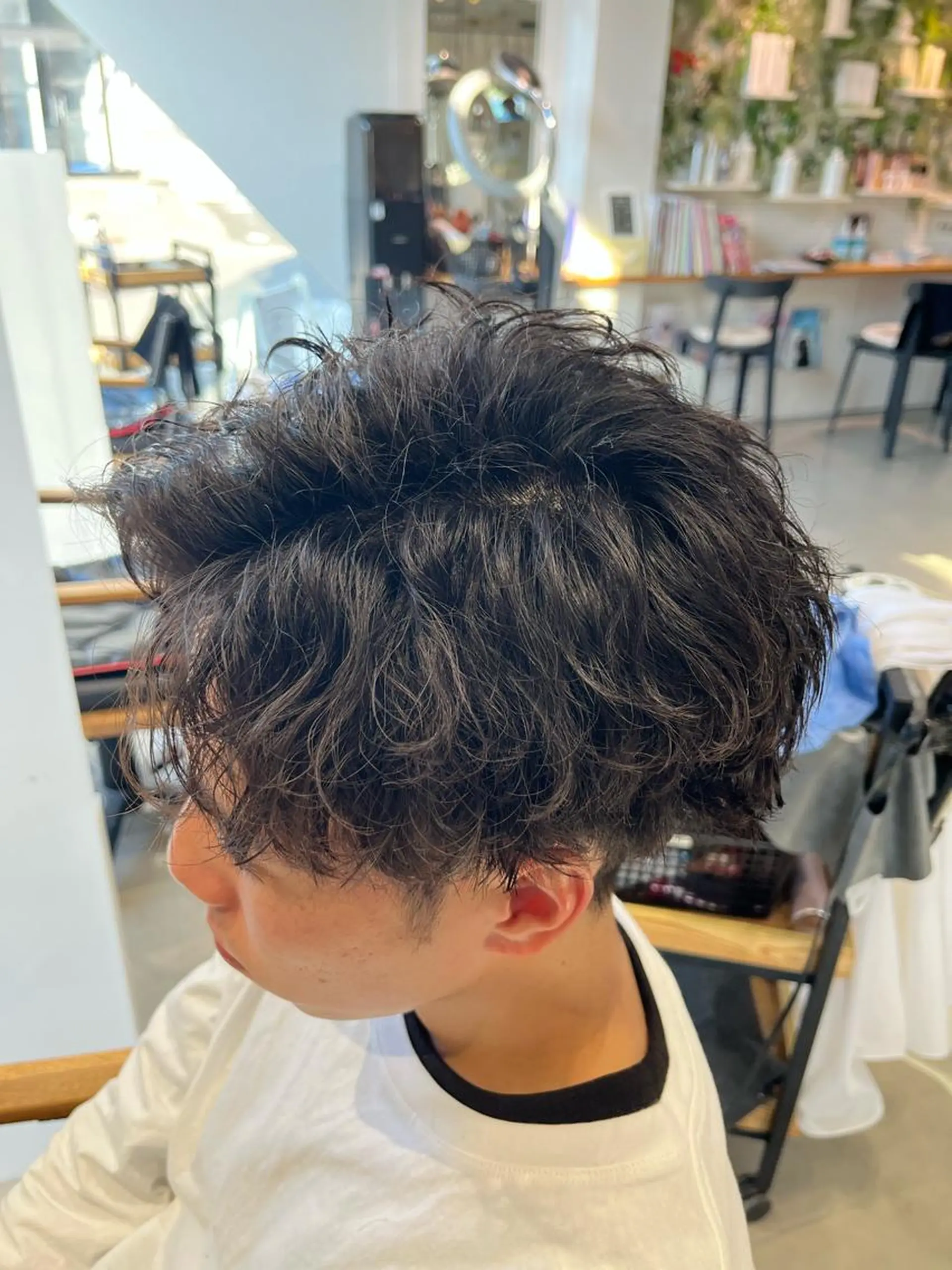 ショート パーマ メンズ APREKO RIKUのヘアスタイル