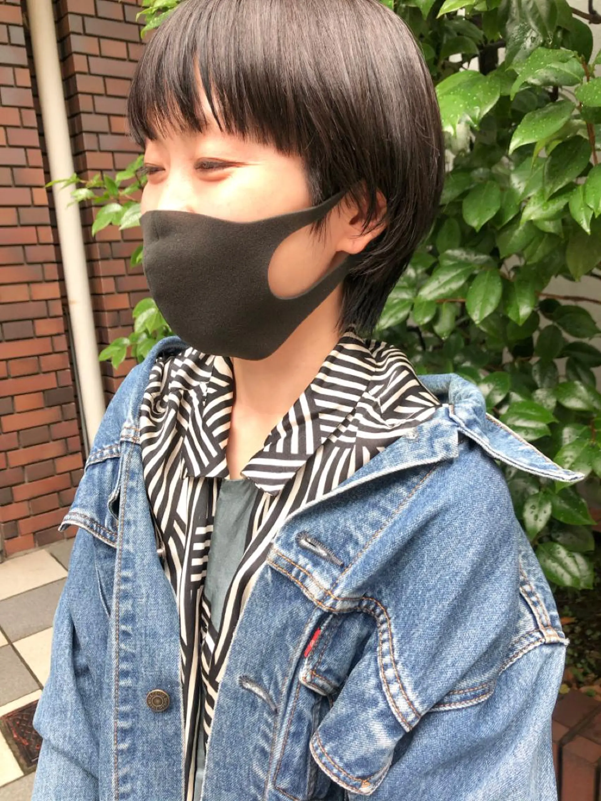 ショート カラー 長井 美佳のヘアスタイル