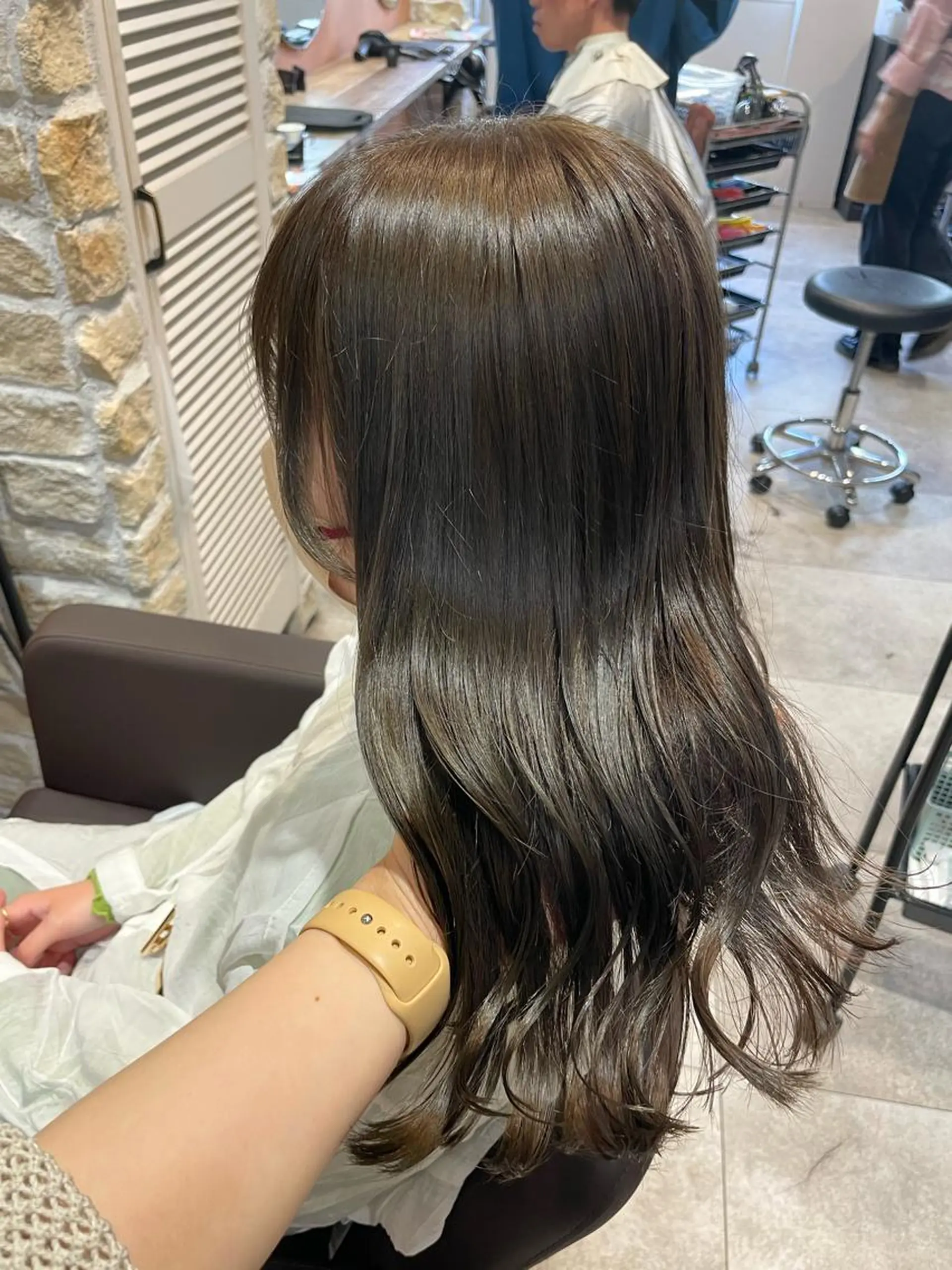 ロング カラー オリーブカラー カット ヘアカラー トリートメント 💐パーソナルカラー /市橋加菜💐のヘアスタイル