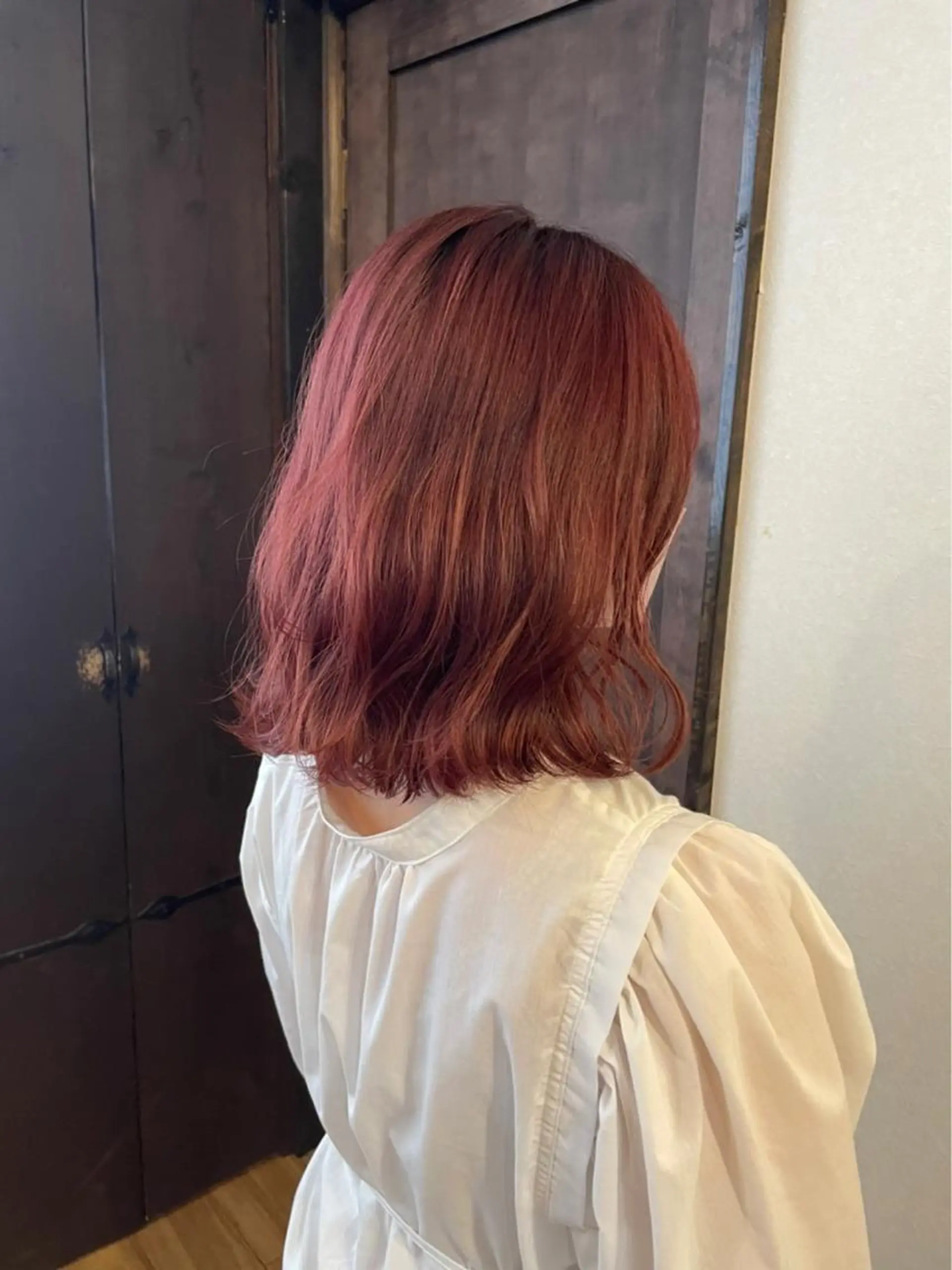 ミディアム カラー ヘアアレンジ inq sakae所属・りん🌷︎名古屋 透明感カラー/カットのヘアスタイル