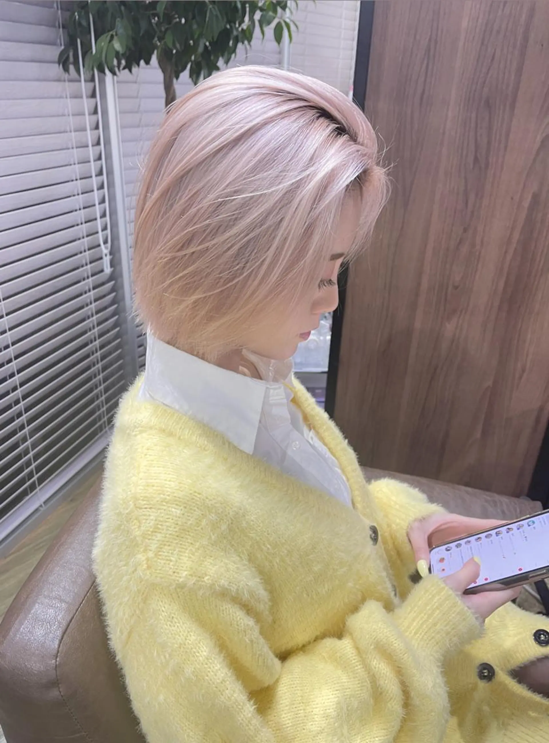 ショート 山影✨バレイヤージュ ハイライト✨メンズ◎のヘアスタイル