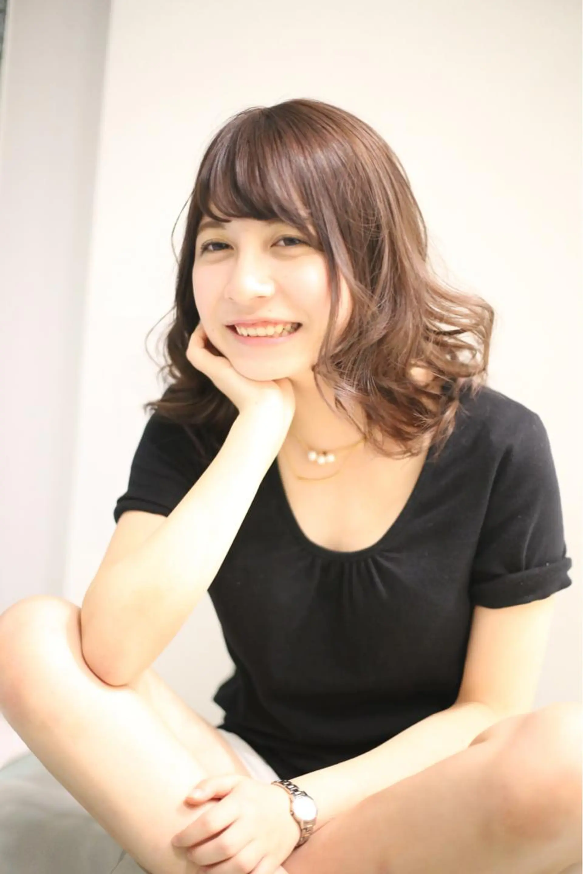 ミディアム セミロング ロング カラー Re:ta KANZOのヘアスタイル