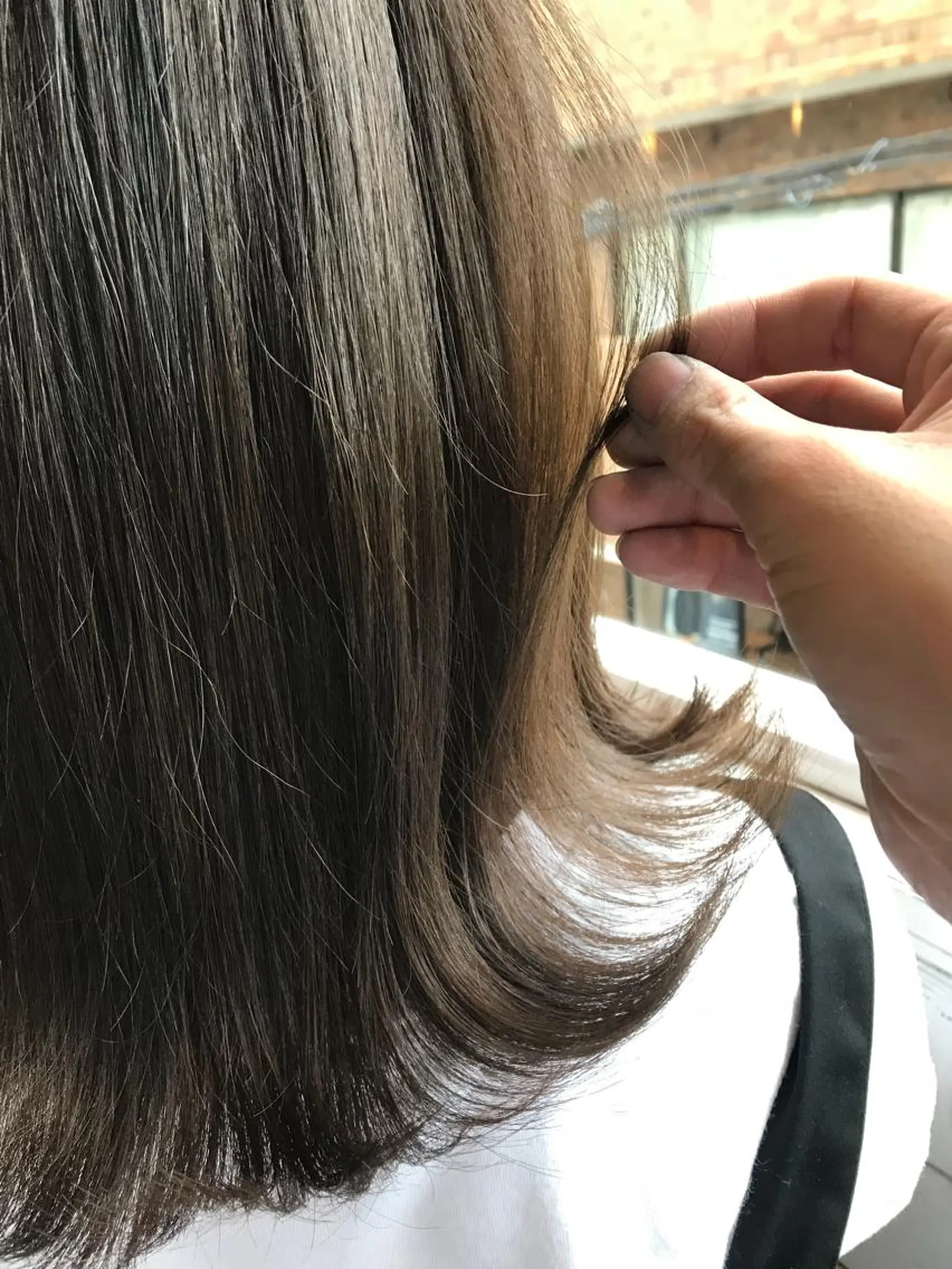 ミディアム カット ヘアカラー トリートメント 代官山/恵比寿所属・髪質改善/縮毛矯正 専門　代官山/恵比寿のヘアスタイル