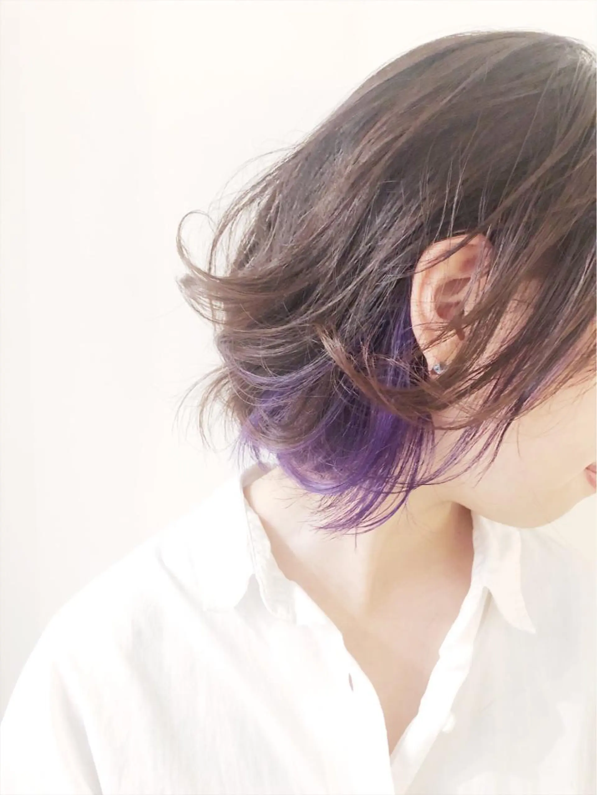 カラー 岩渕 由里香のヘアスタイル