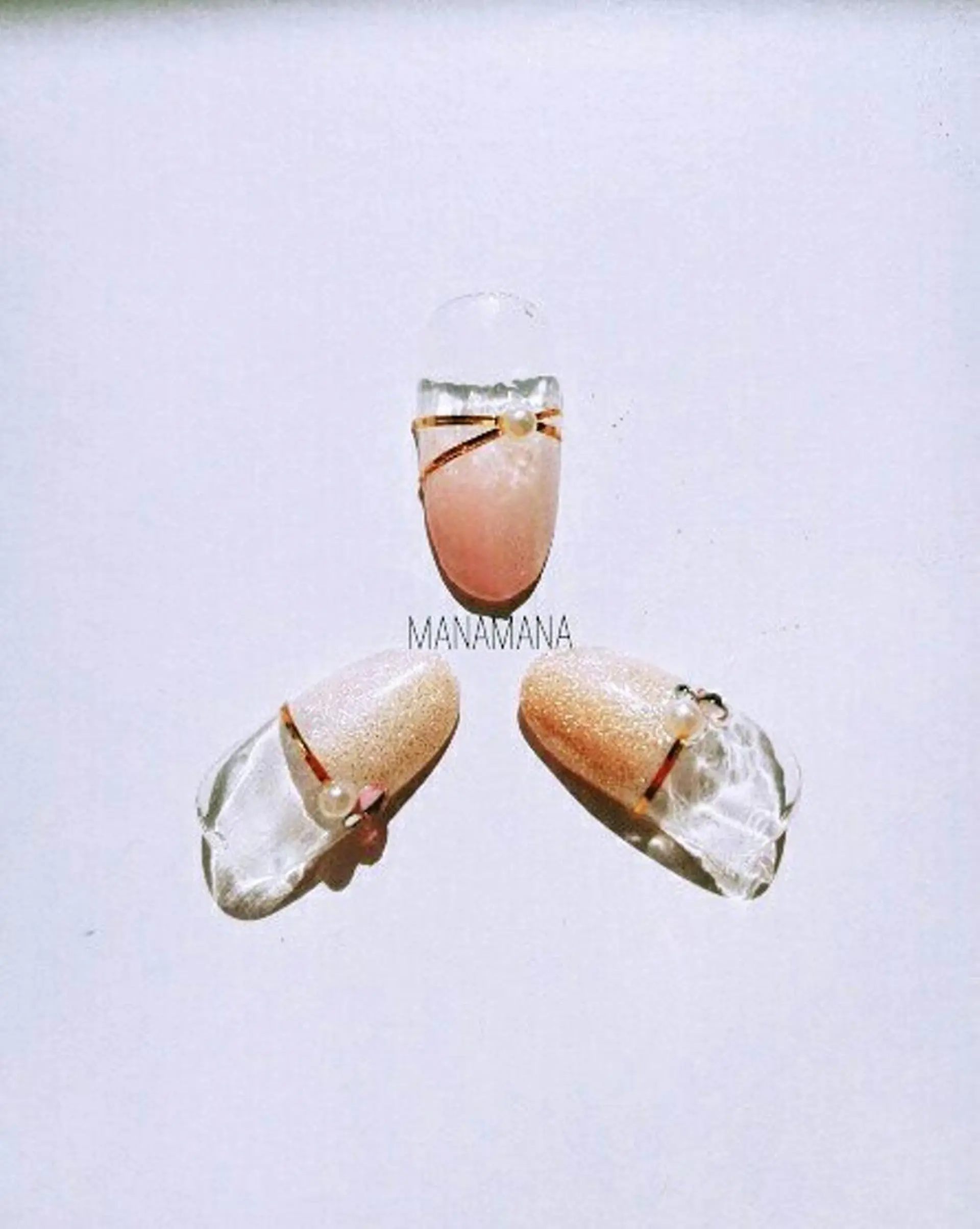 ネイル フレンチネイル ジェルネイル シンプルネイル MANA MANAのネイルデザイン