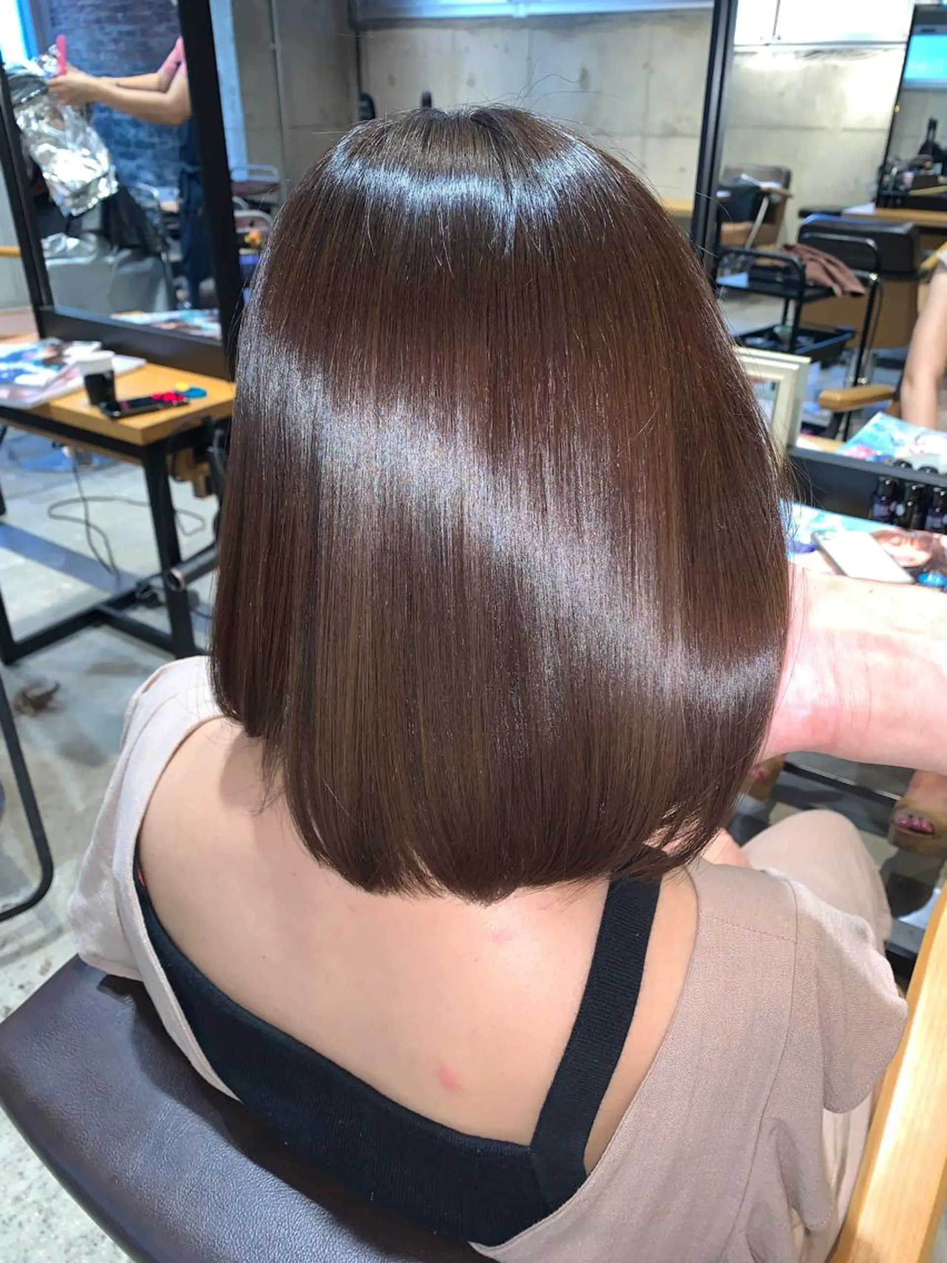 ミディアム she2.所属・縮毛矯正/髪質改善 井上智秀のヘアスタイル