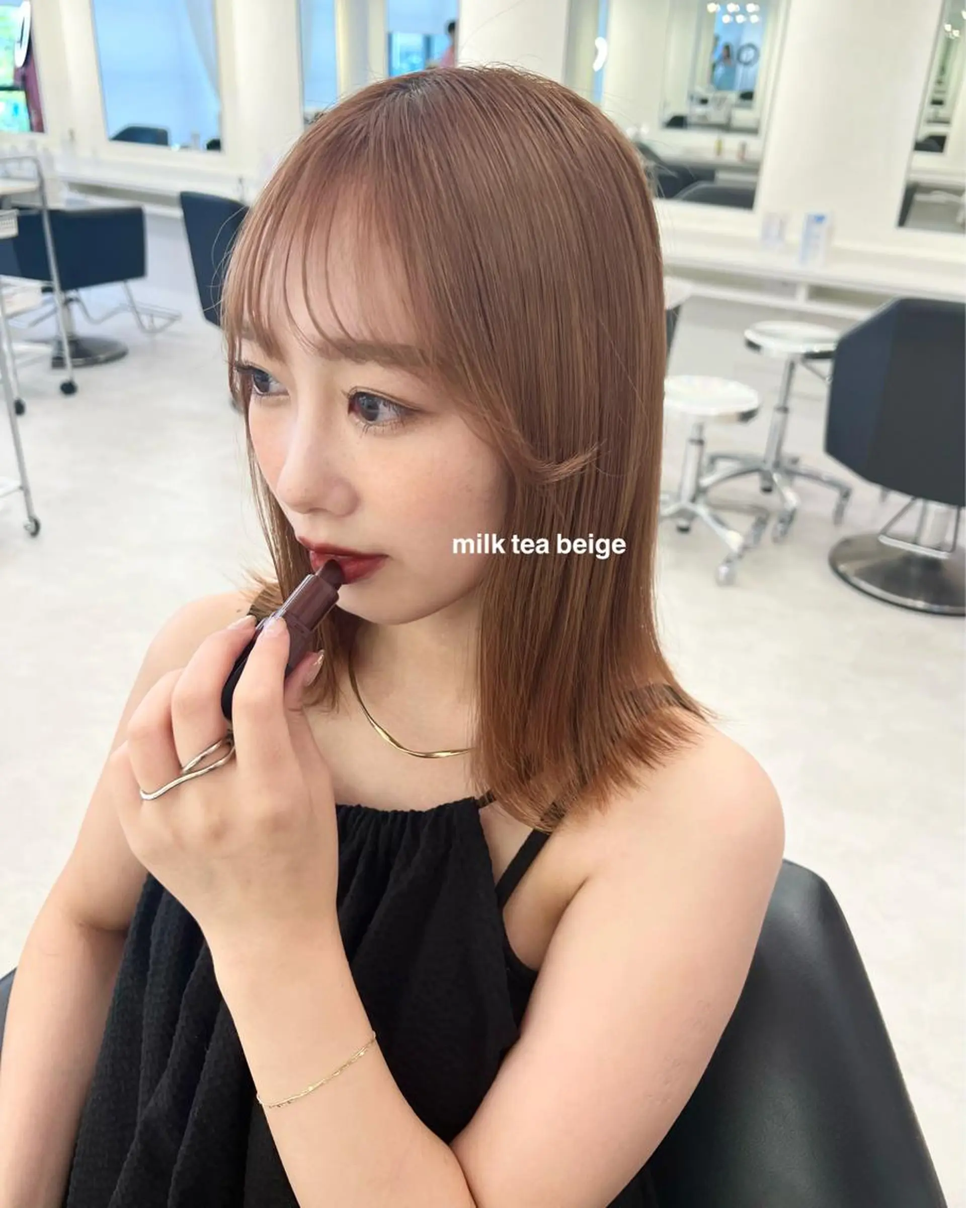 ミディアム Parve  Mix /板野妃莉のヘアスタイル