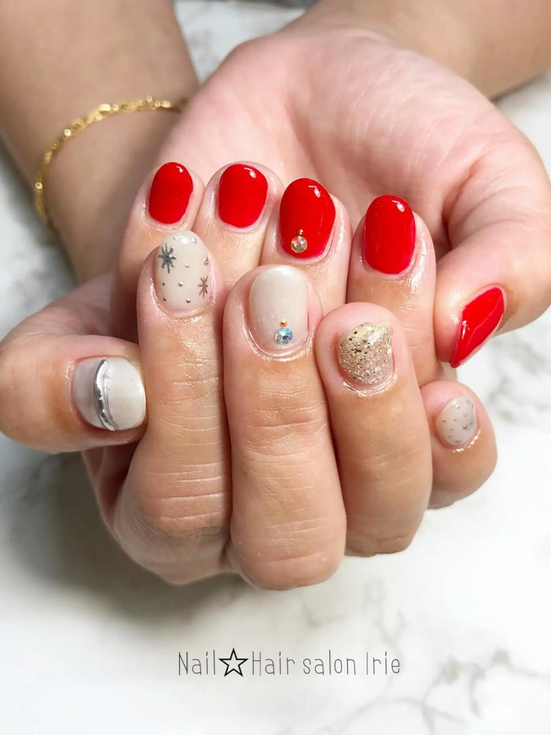 ネイル Hair salon Irie所属・與儀 知佳のネイルデザイン