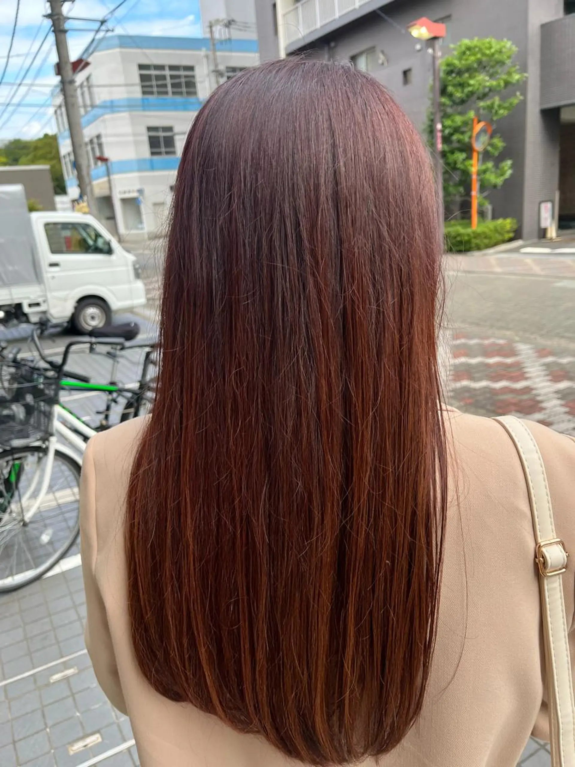 ロング カラー ヘアカラー 縮毛矯正/髪質改善/ ハイトーン/Makoのヘアスタイル