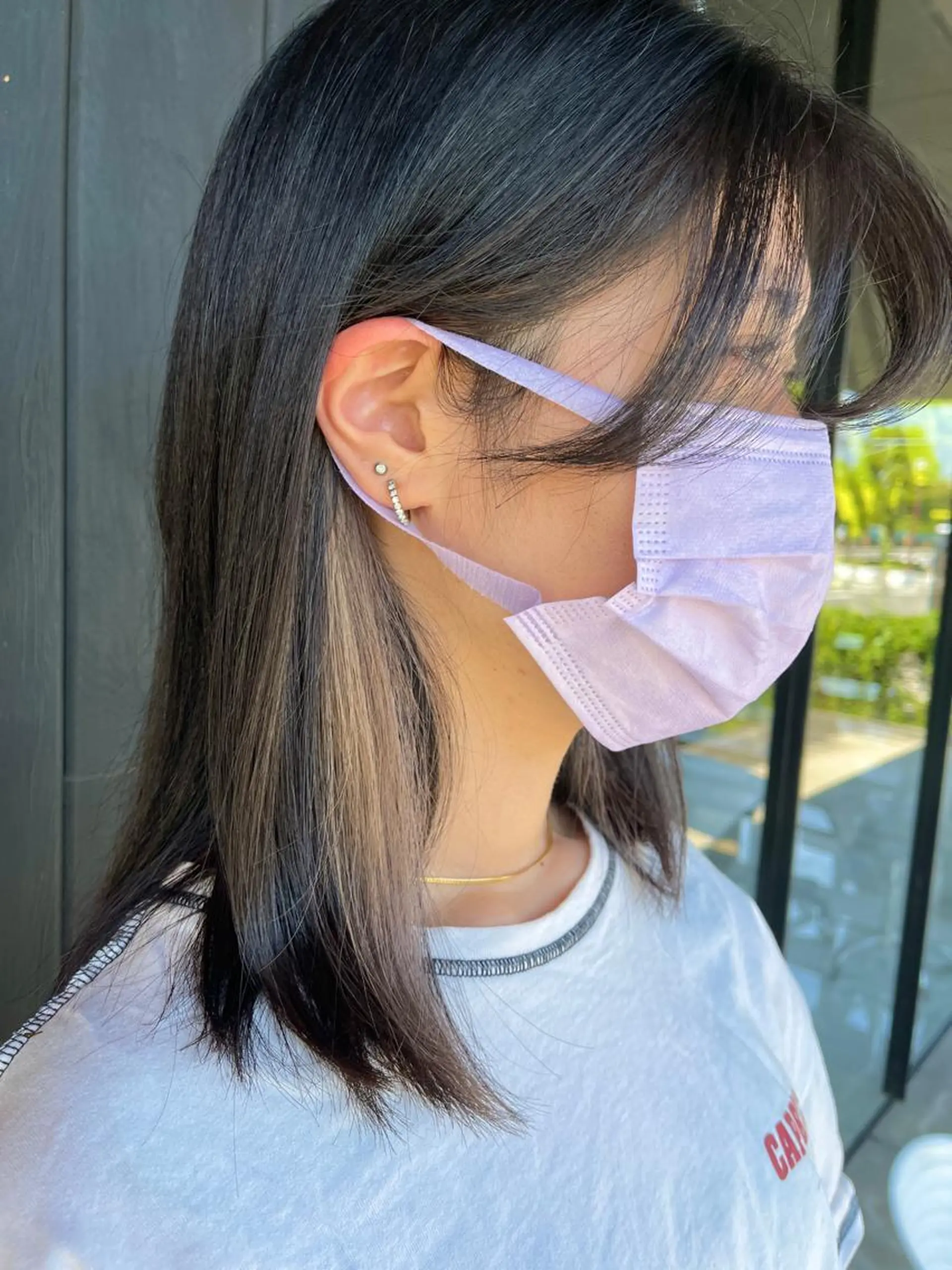 ミディアム カット ヘアカラー 三好 達也のヘアスタイル