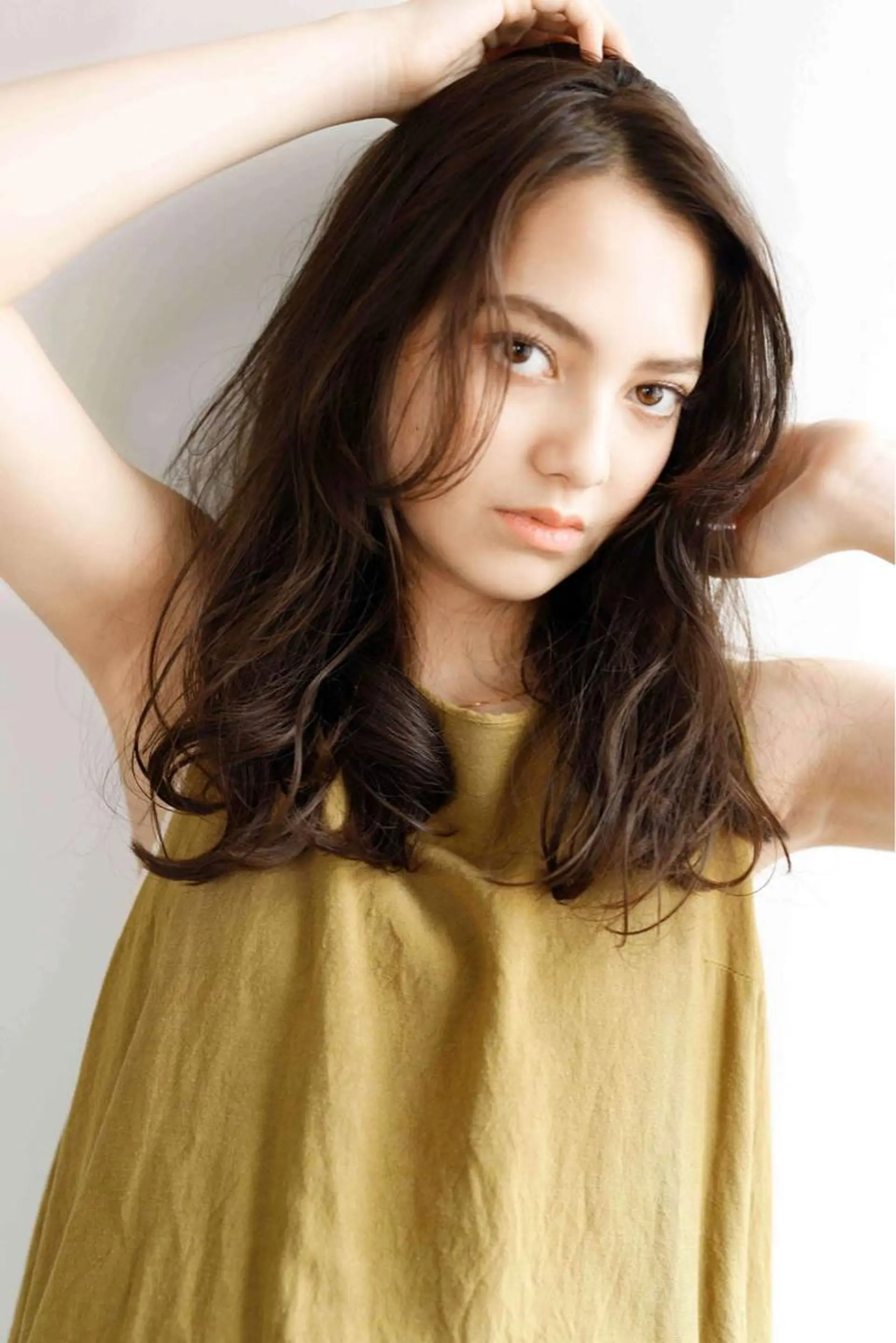 ロング カラー パーマ バレイヤージュ ブリーチ ケアブリーチ 透明感カラー ダブルカラー hair＆life 9’sのヘアスタイル