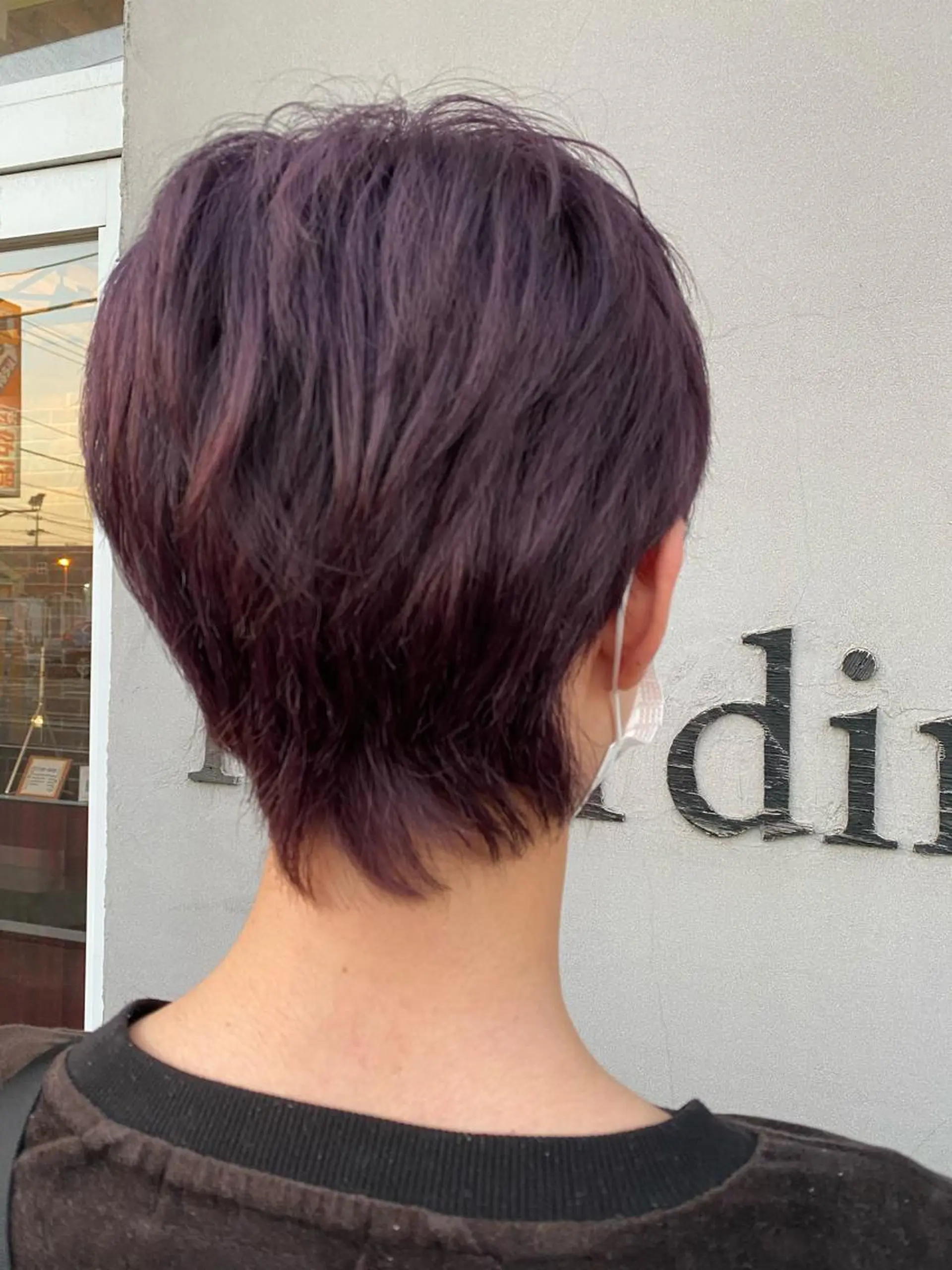 ショート カラー メンズ メンズブリーチ ブリーチ ディープラベンダー ラベンダーカラー シムラ カイゲンのヘアスタイル