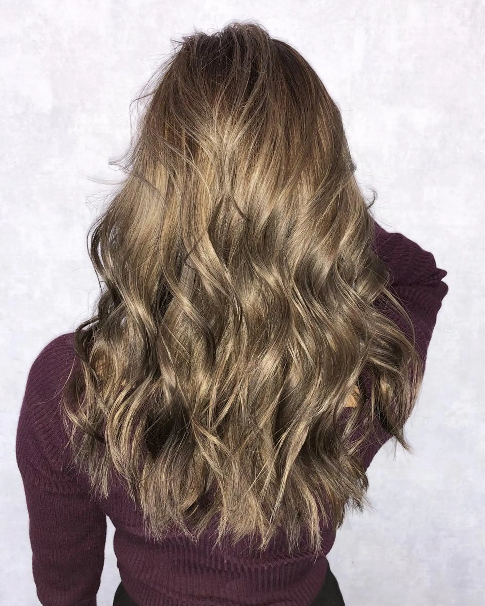 カラー グレージュ レイヤーカット BLend 渋谷のヘアスタイル