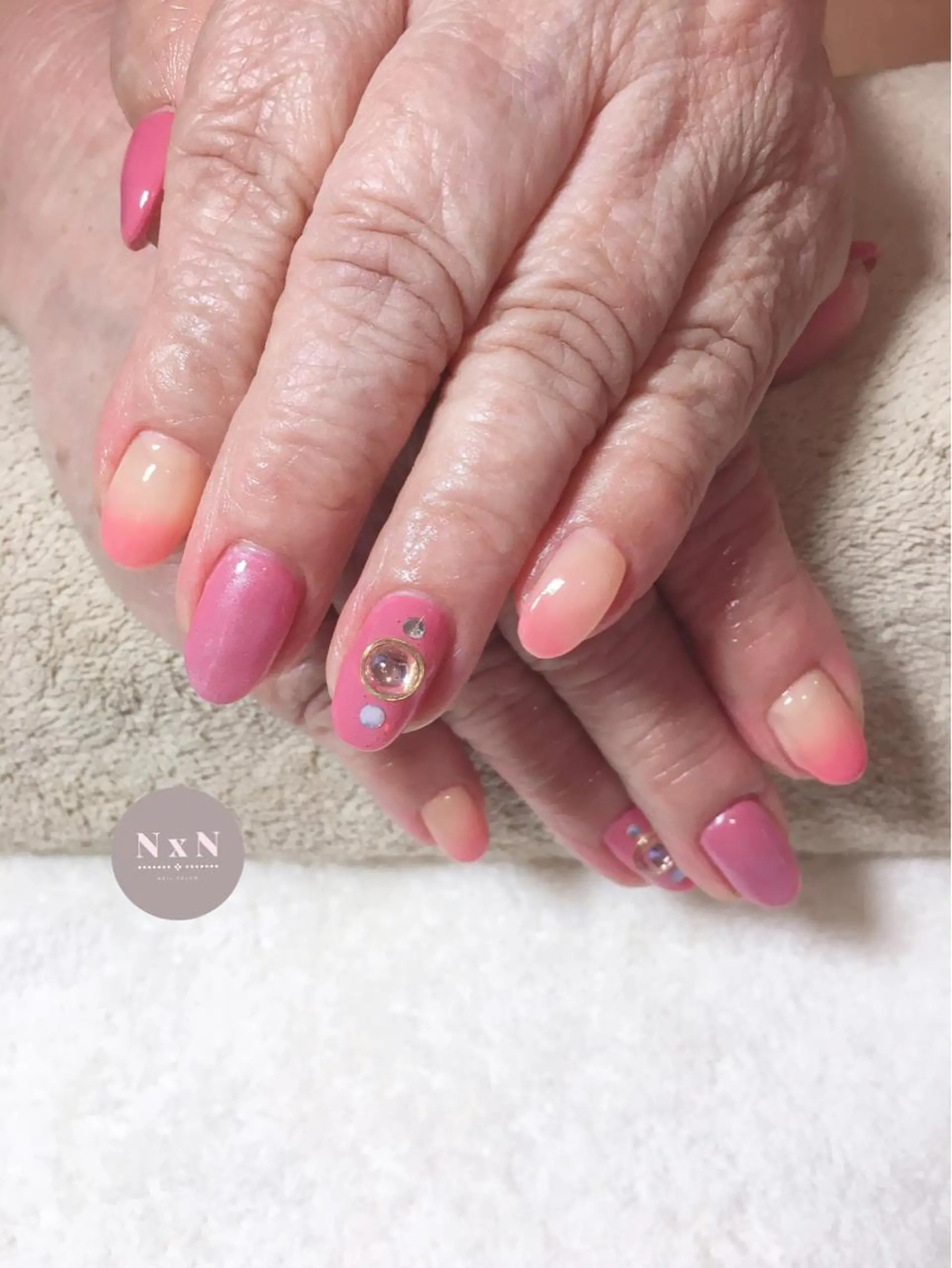 ネイル ジェルネイル ぷっくりネイル nail salon N×Nのネイルデザイン