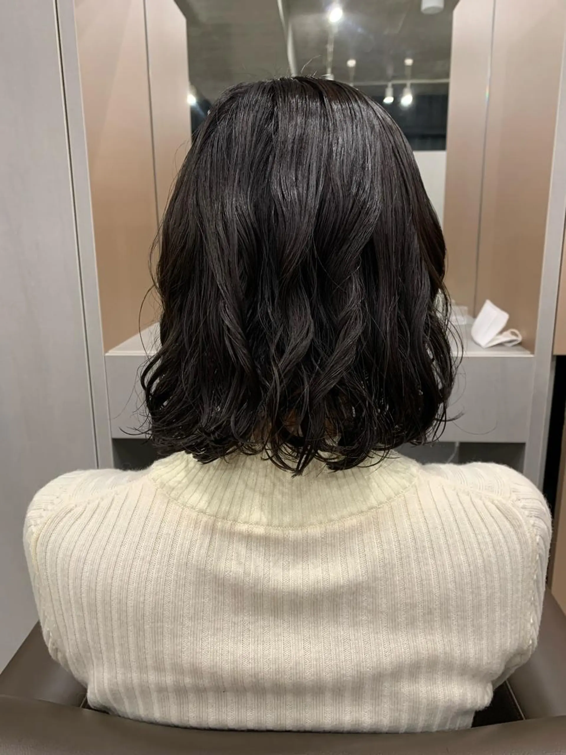 ショート カラー ボブパーマコテ巻き風 パーマNo1深江秀平のヘアスタイル