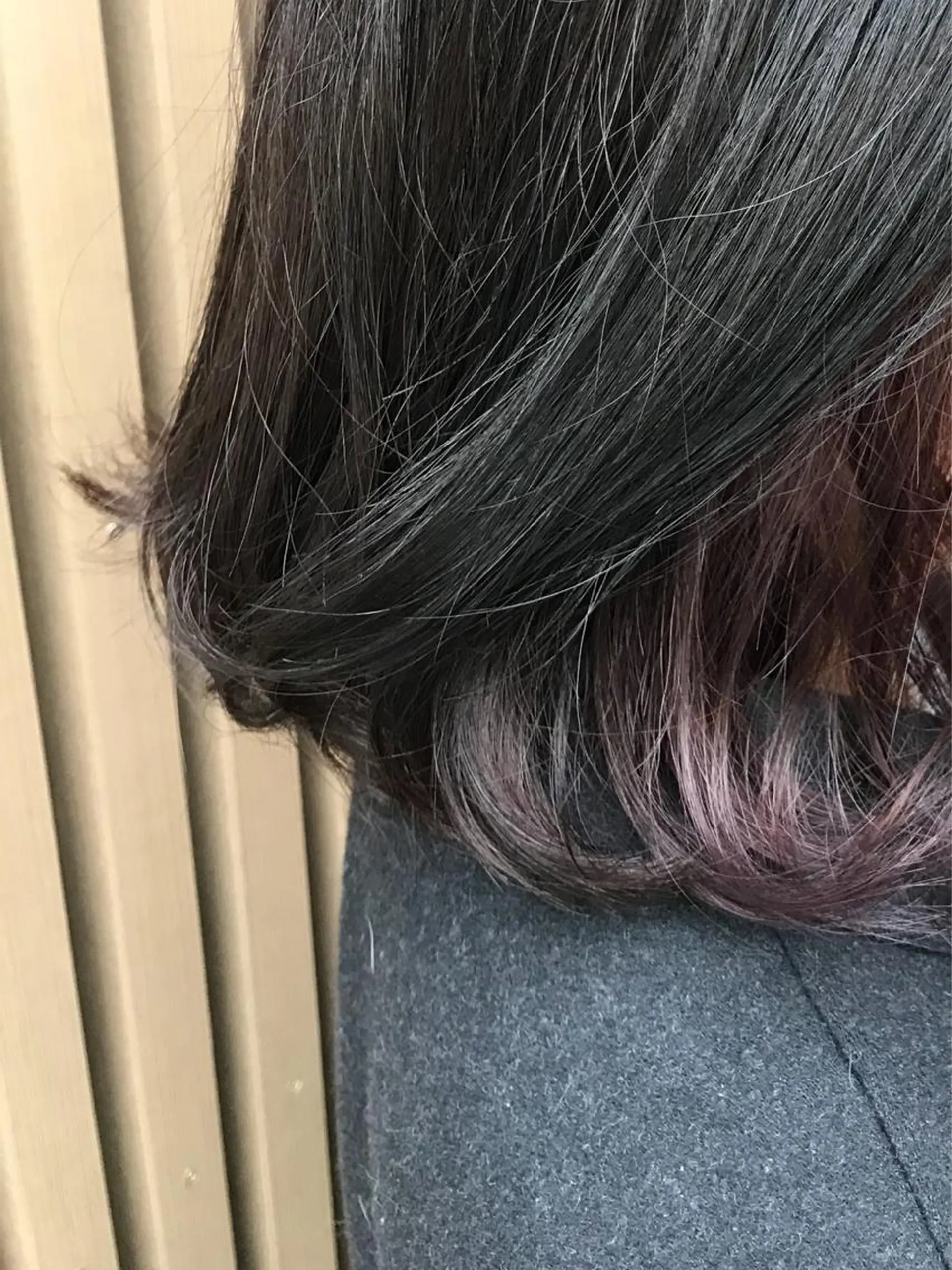 ショート カラー パープルカラー ヘアカラー ACT仙川所属・みうら ミウラのヘアスタイル