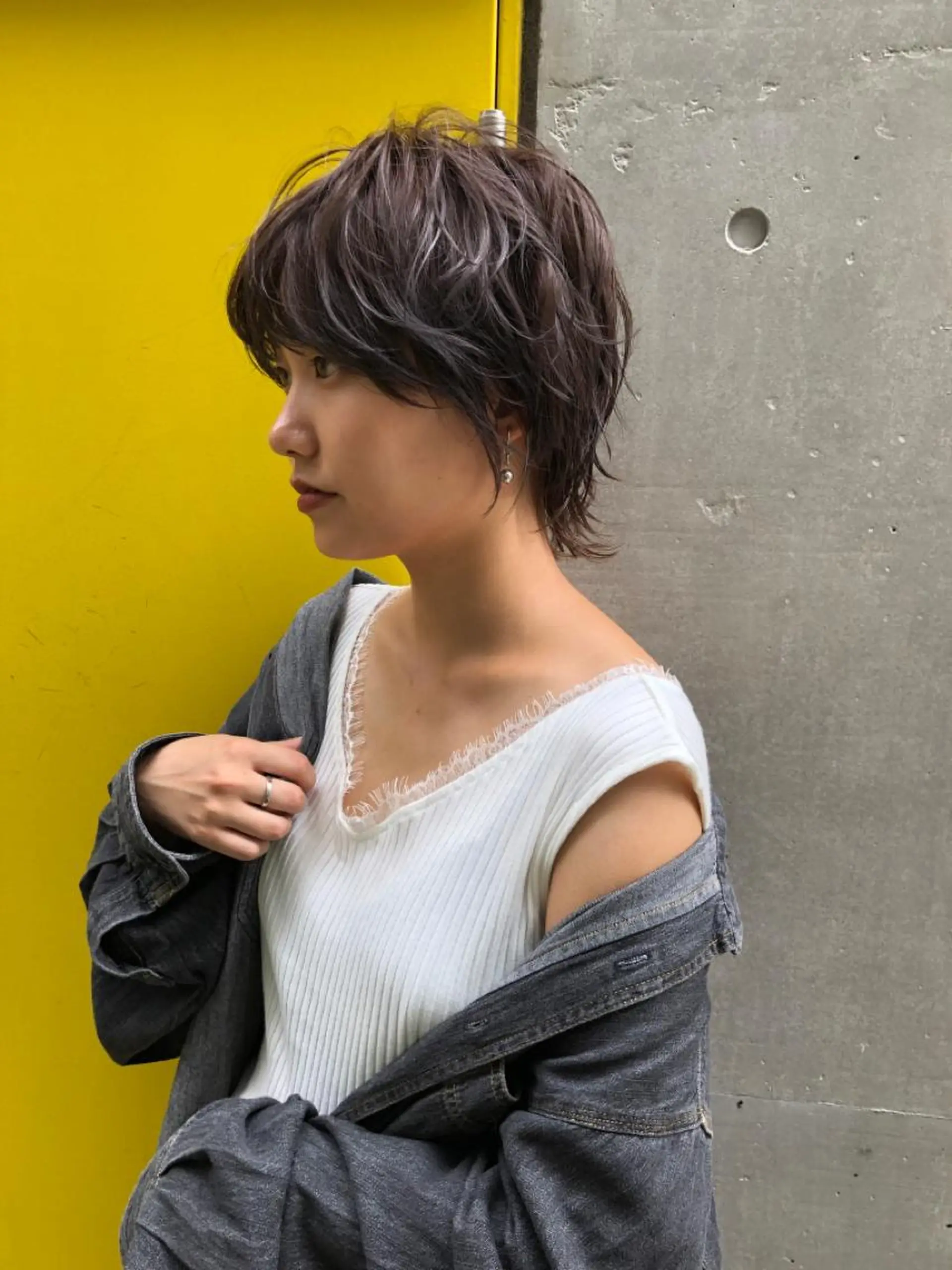 ショート カラー レイヤー,ボブ / 彩未のヘアスタイル