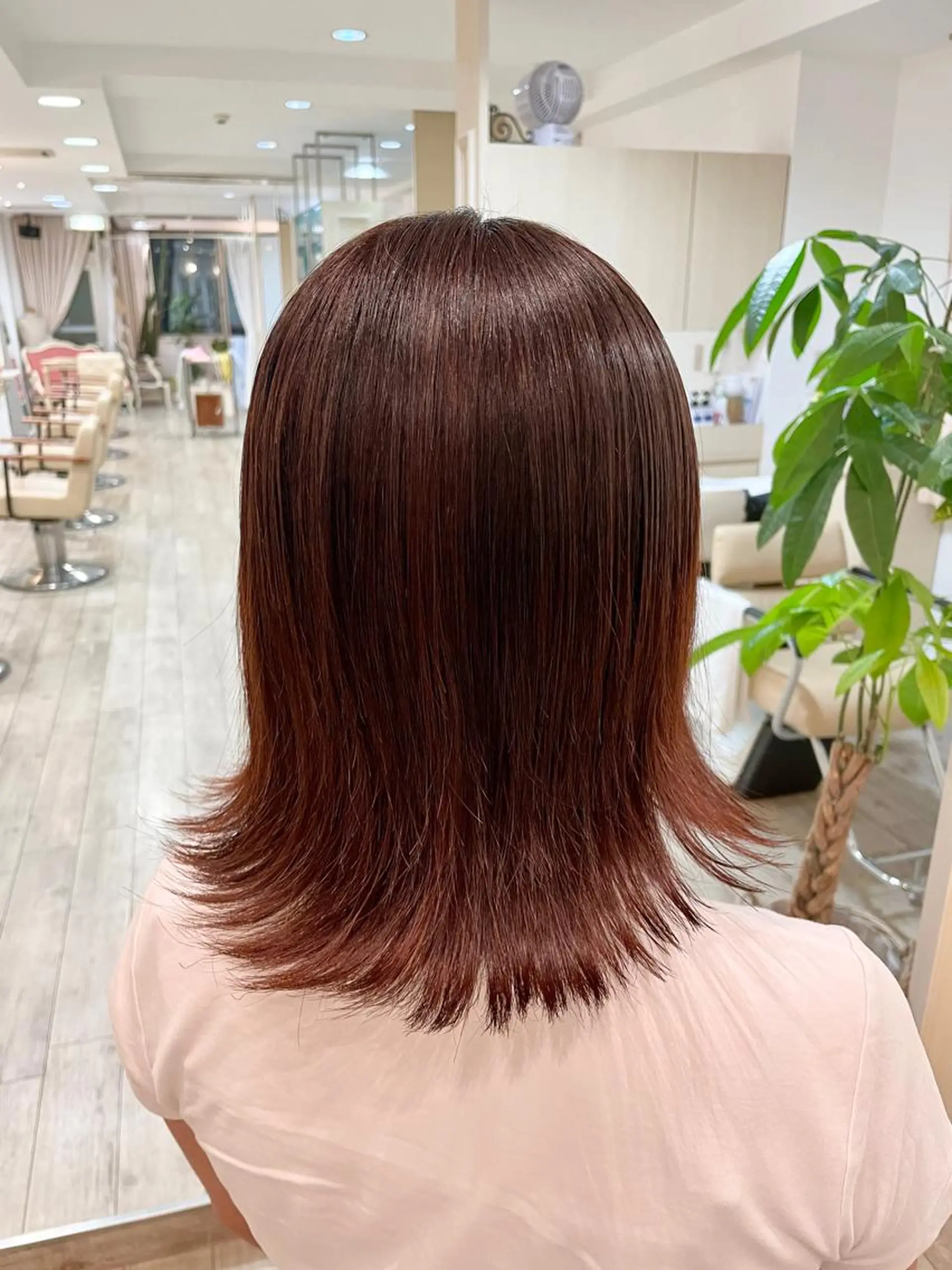 ミディアム カラー SOYON豊田市駅店所属・髪質改善/ 上村旺武のヘアスタイル