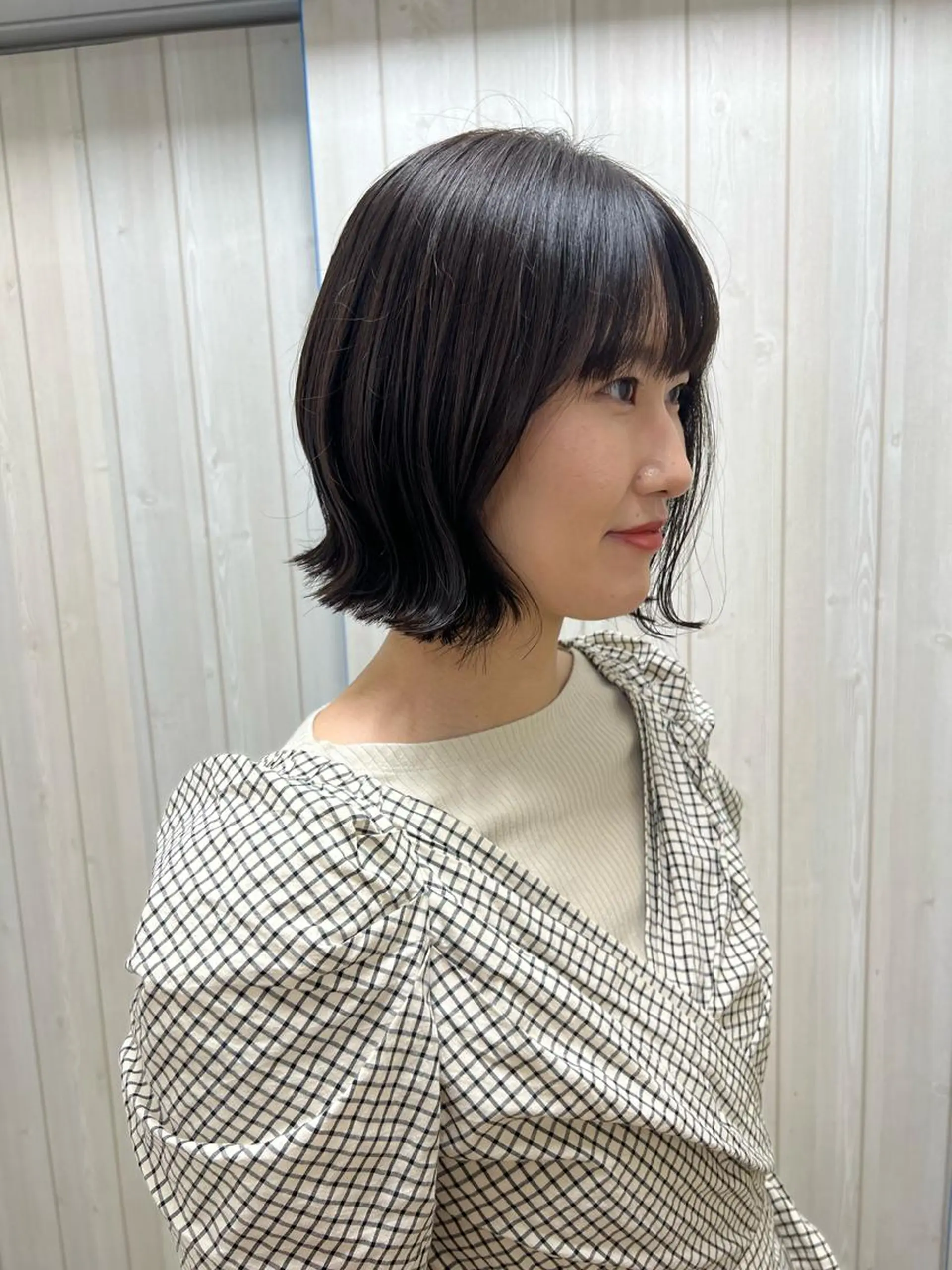 ショート あおい/透明感 /ハイトーンのヘアスタイル