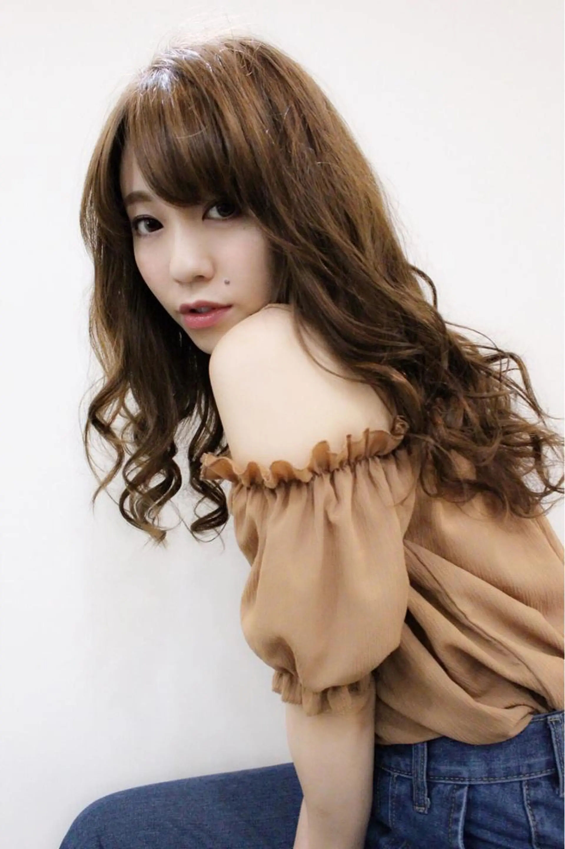 ロング カラー パーマ ヘアアレンジ カット パーマ トリートメント リルウヘアー 天王寺のヘアスタイル