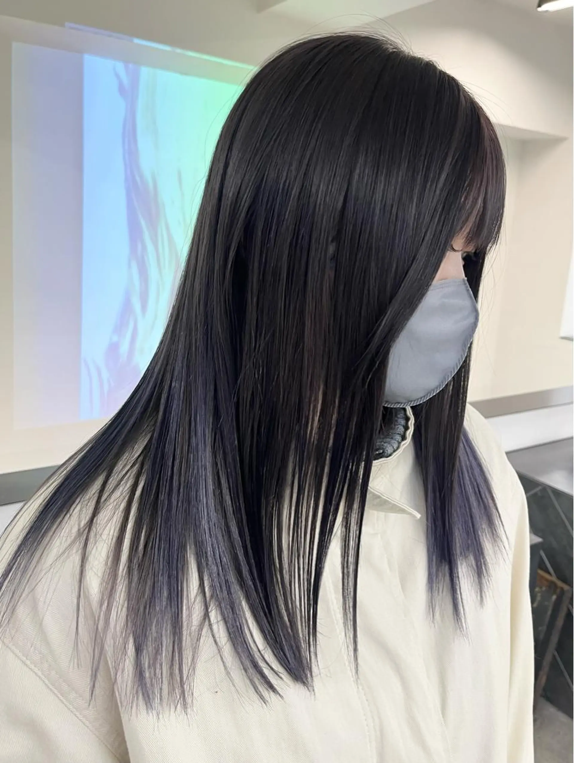 セミロング カラー ヘアアレンジ モリシゲ ヒカリ🦕🐬のヘアスタイル