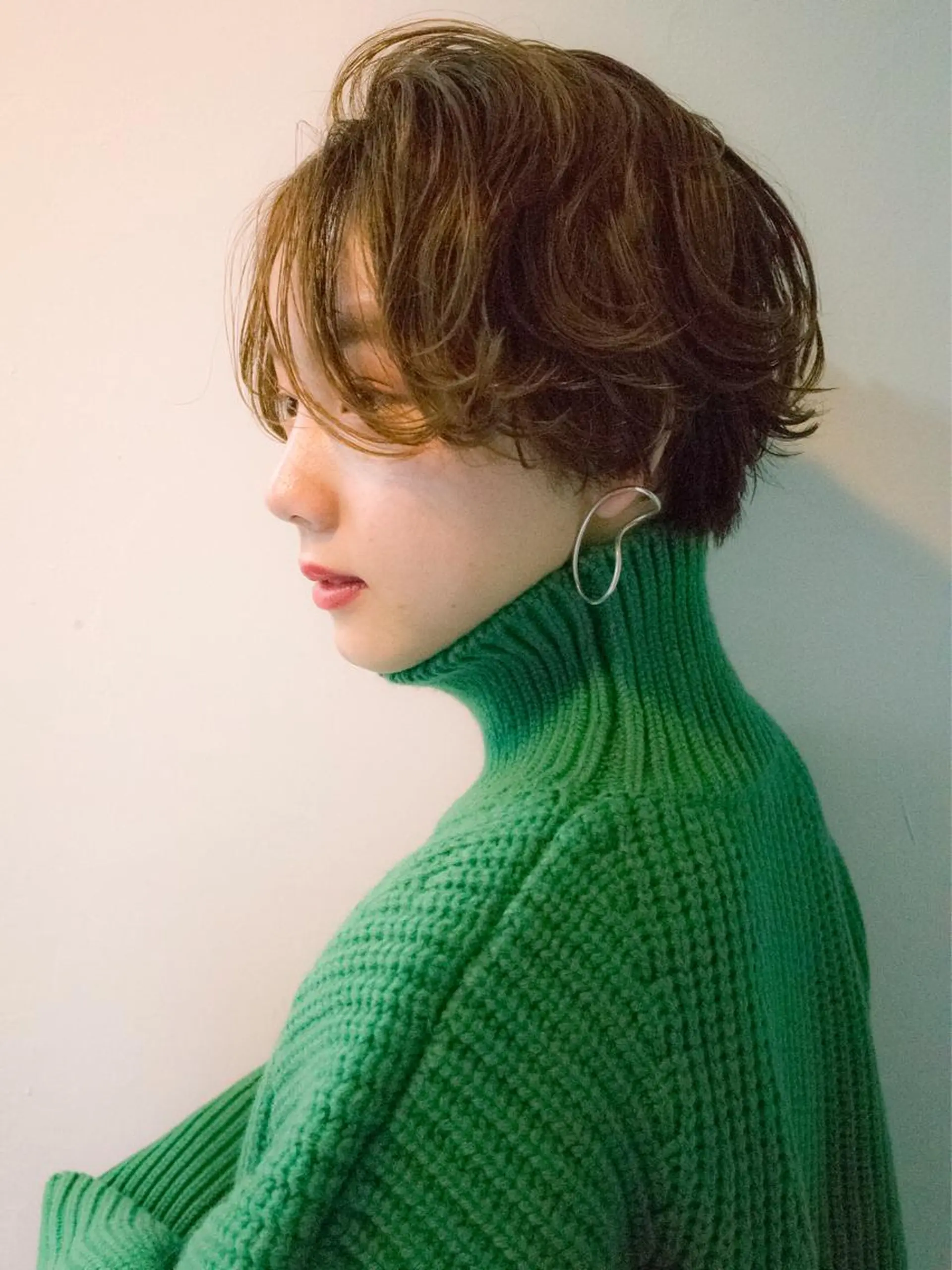 ショート ショートヘア カット トリートメント pole/apartment所属・💓パーマ，💗 レイヤーカットのヘアスタイル