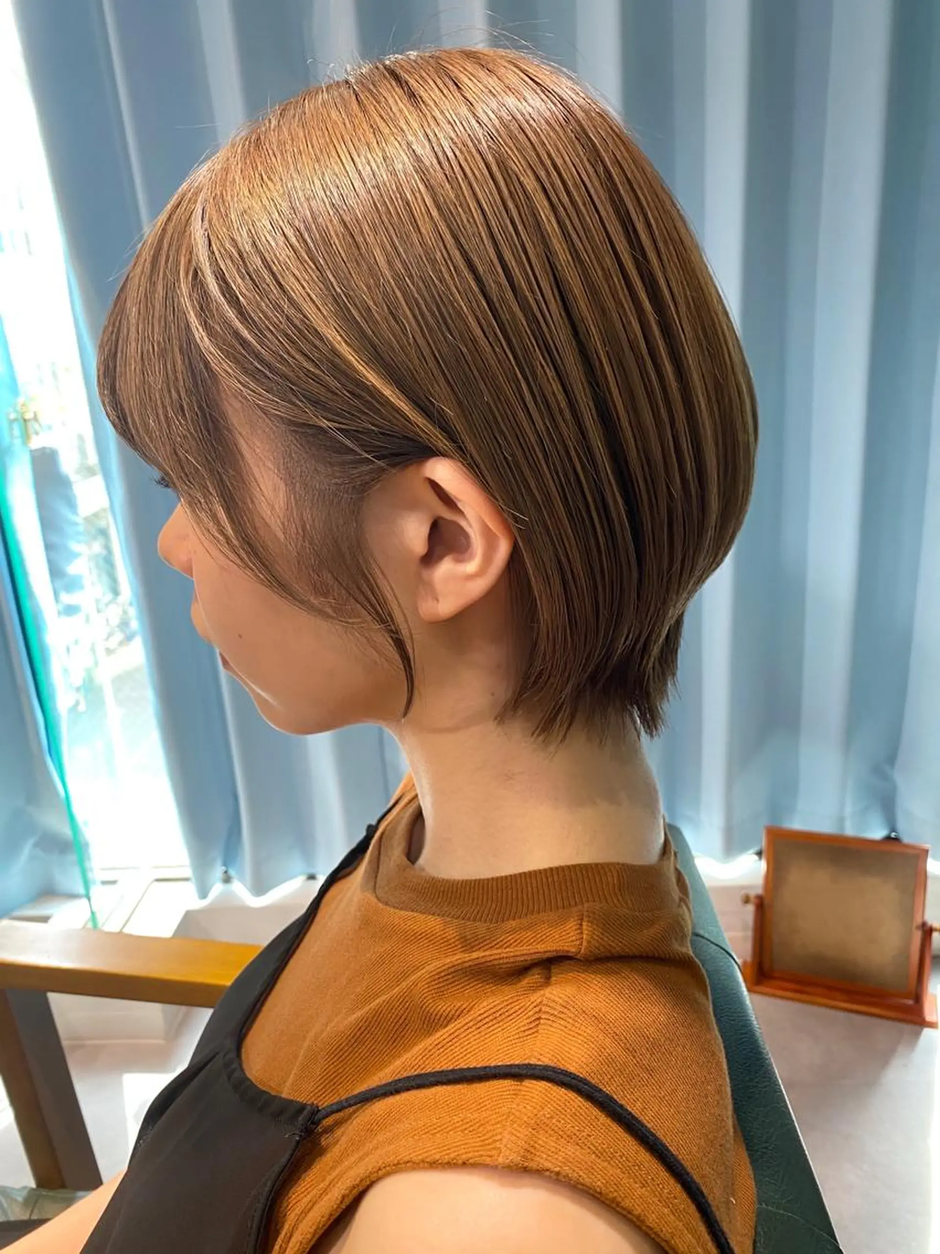 ショート カット ヘアカラー トリートメント AUBEHAIRpeony所属・山形酸性ストレート 古川✂︎のヘアスタイル