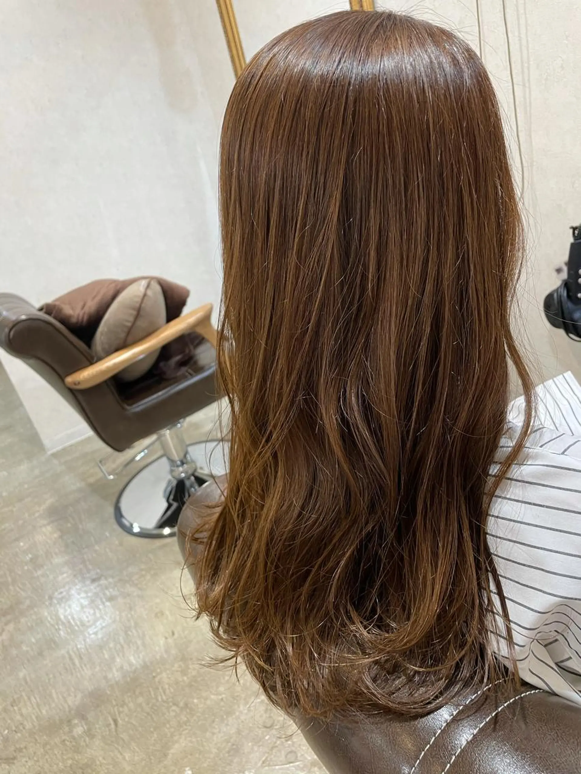 セミロング カラー 透明感カラー💎 AYAのヘアスタイル