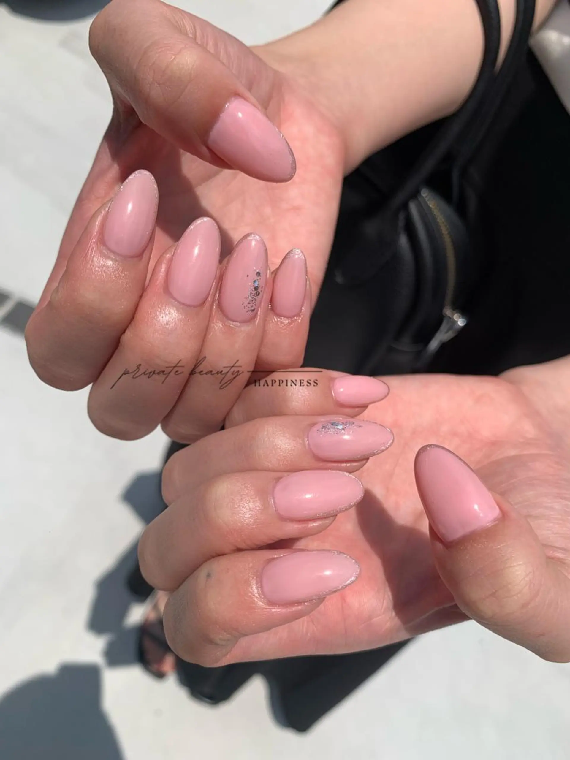 ネイル アートネイル ラメ(グリッター) スカルプネイル 夏ネイル happiness nailのネイルデザイン