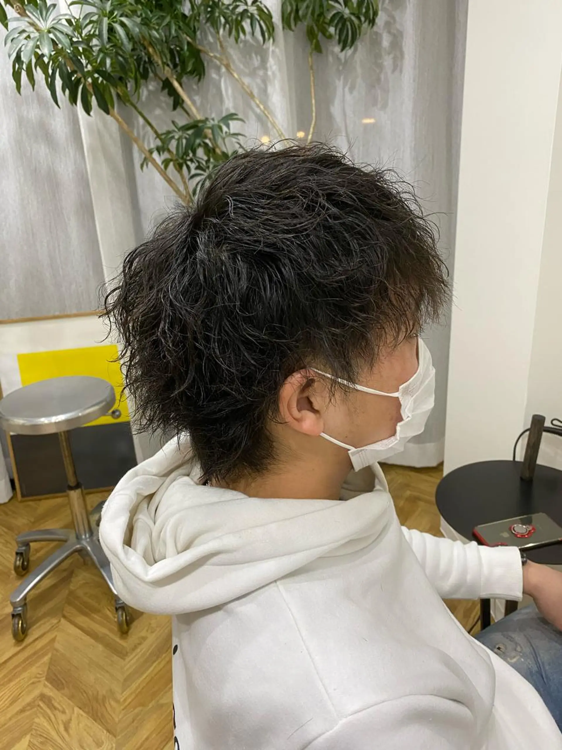 メンズ カット パーマ 透明感/ツヤ髪/ さら艶/前田祥汰のヘアスタイル