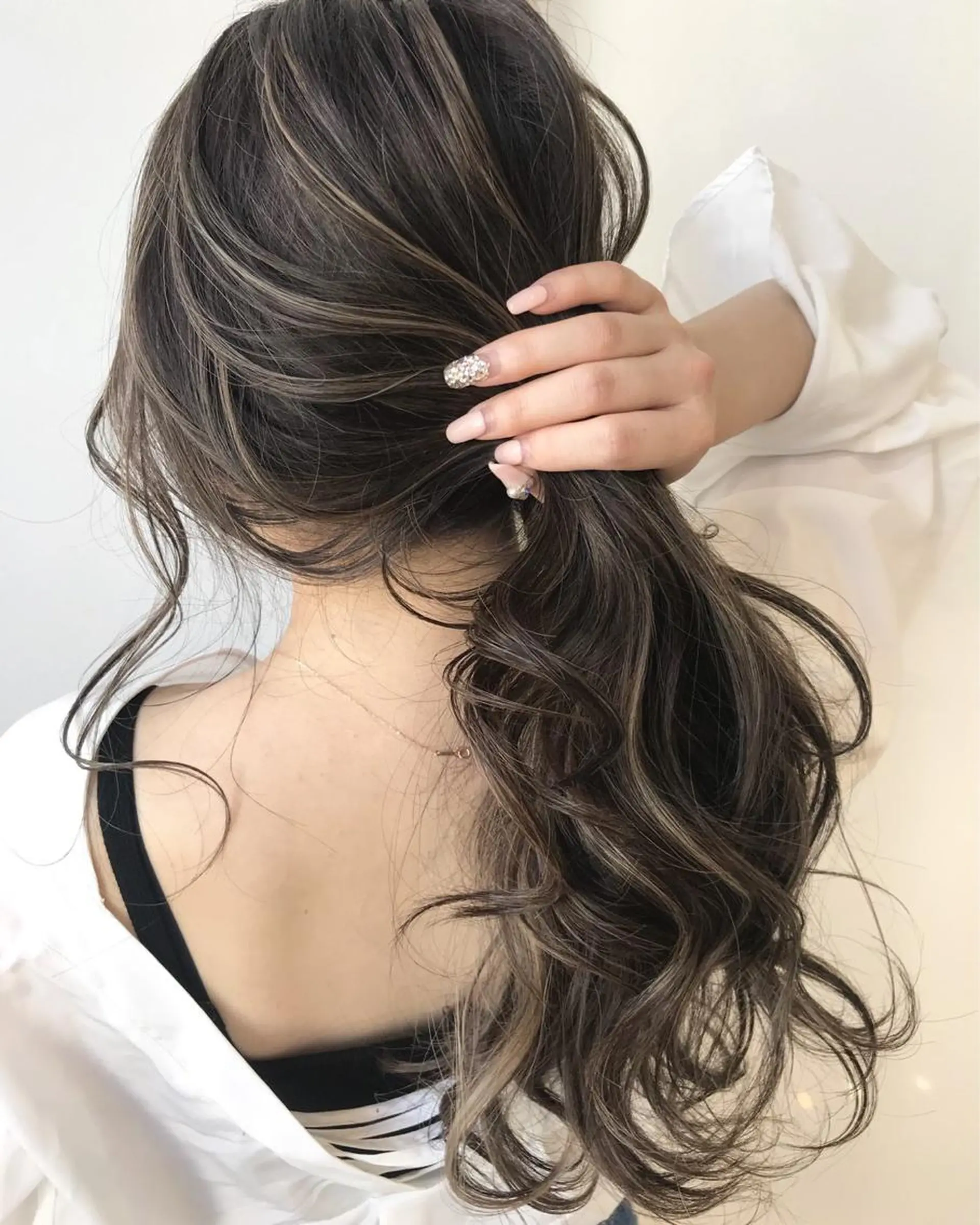 ロング カラー パーマ 【公式】amble luxe池袋東口🩷のヘアスタイル