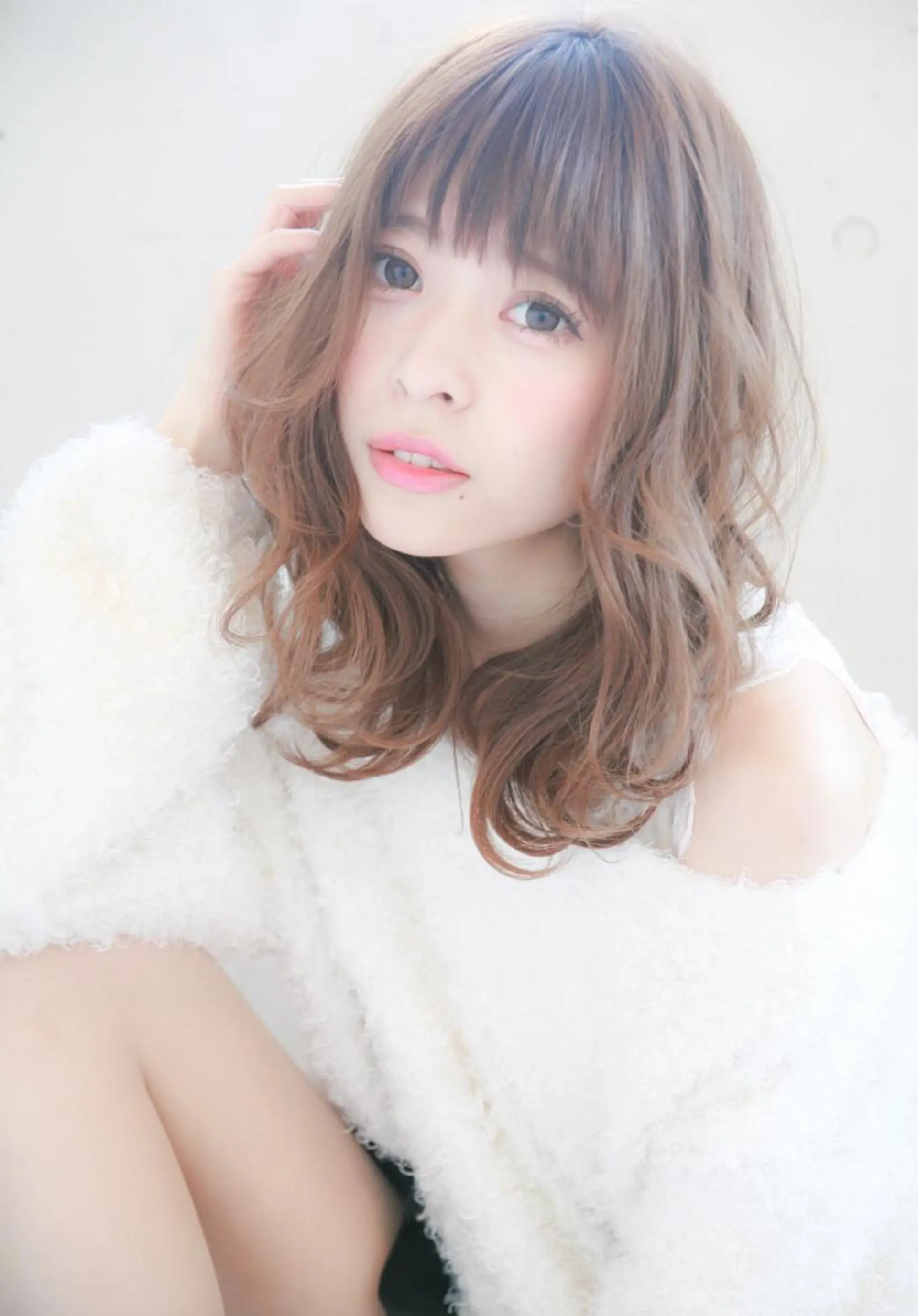 ミディアム カット ヘアカラー トリートメント 代官山/恵比寿所属・髪質改善/縮毛矯正 専門　代官山/恵比寿のヘアスタイル