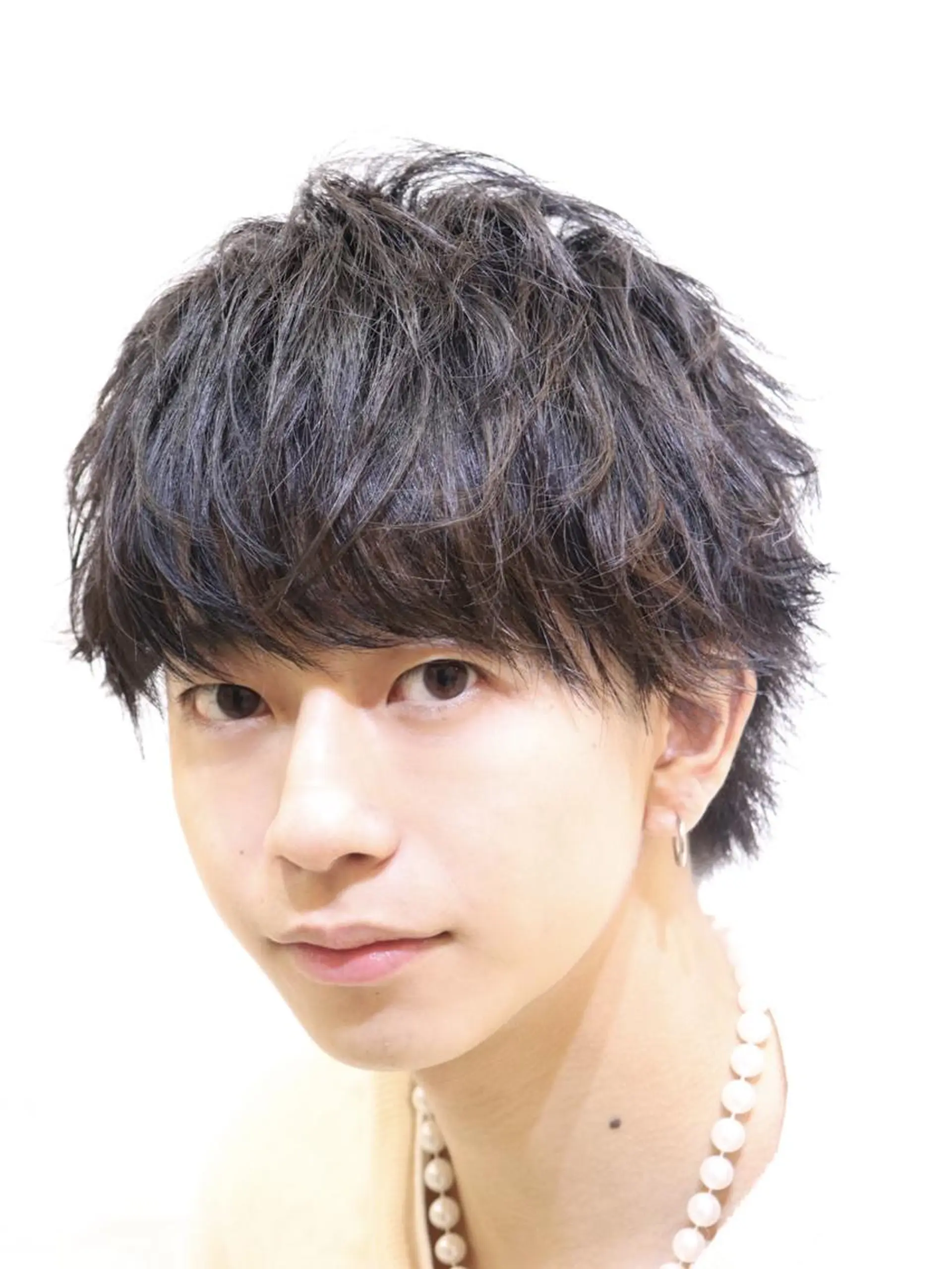 ミディアム カラー メンズ パーマ ✂️メンズサロン✂️ SHINE✨浅野士稀のヘアスタイル