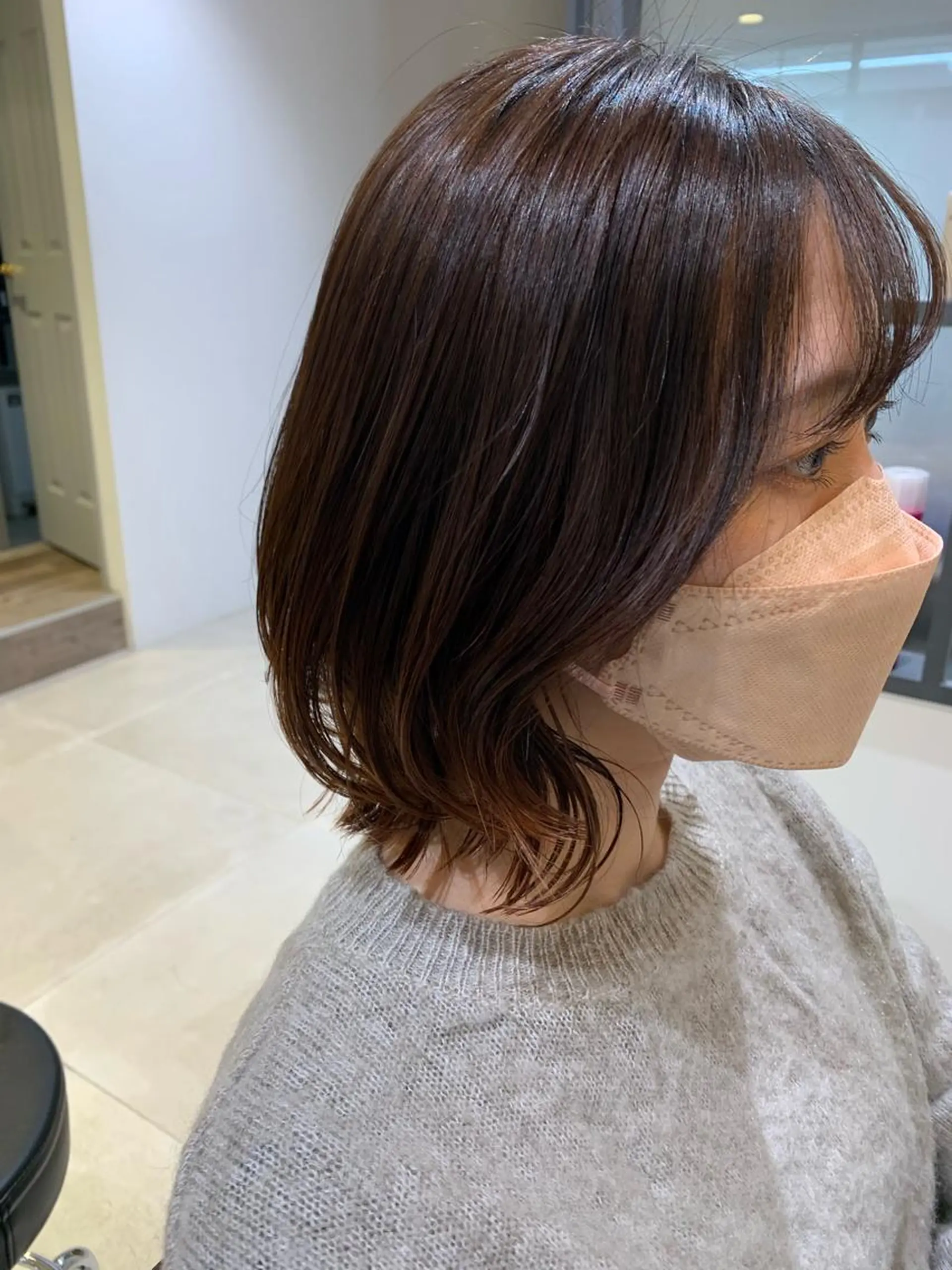 ミディアム カット ヘアカラー トリートメント 大姶良 友輝の眉毛・アイブロウイメージ