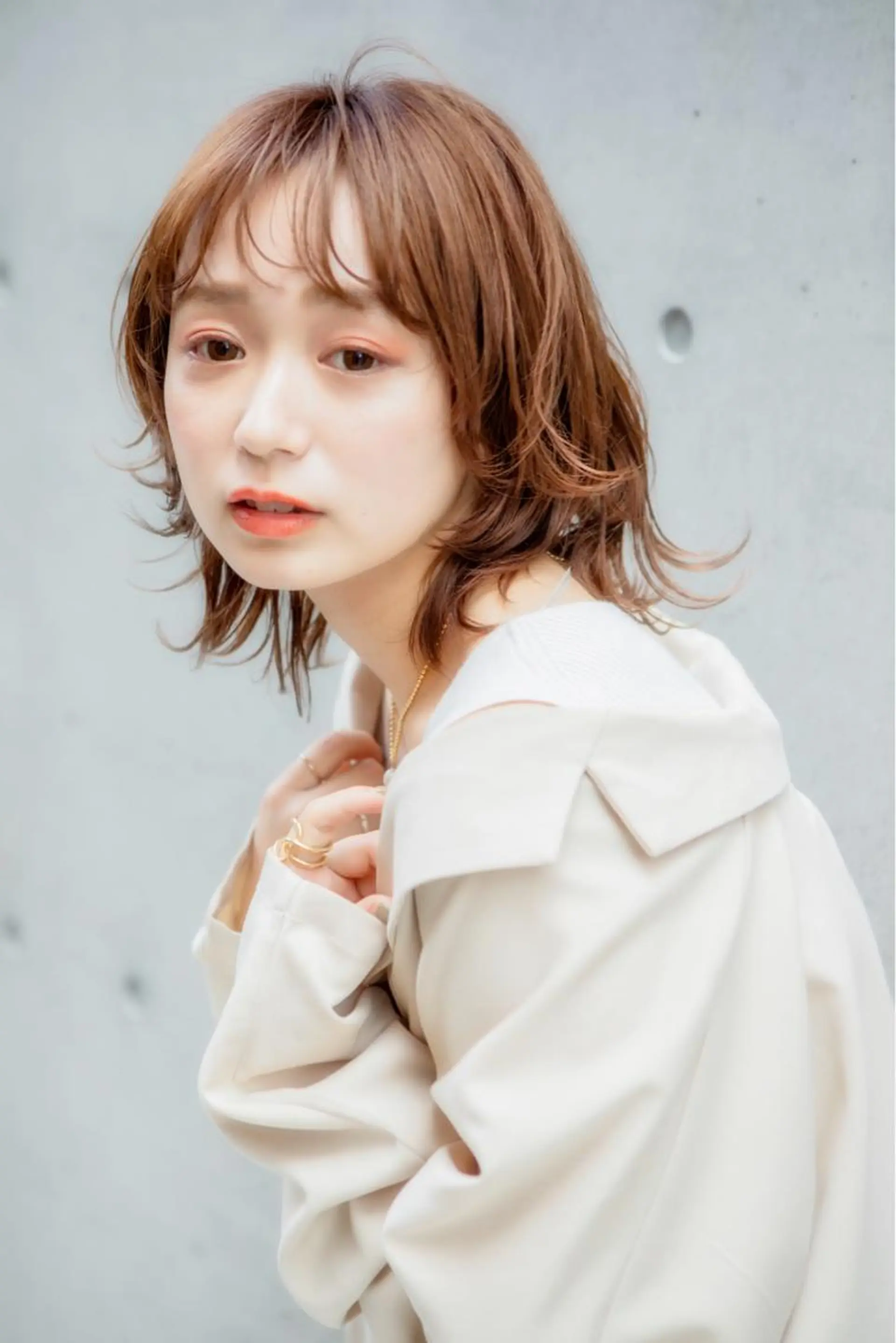 カラー glam ミサキのヘアスタイル