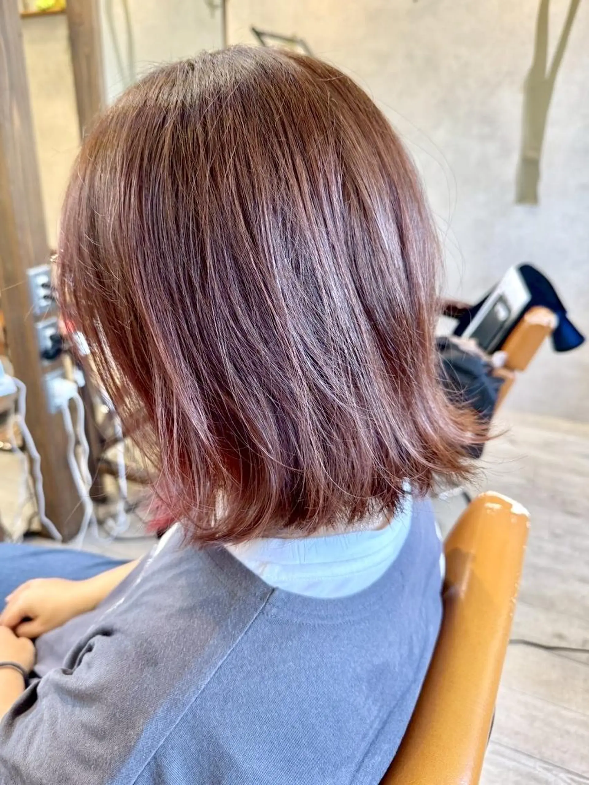 ミディアム カット ヘアカラー トリートメント 一宮駅3分/水野/ ショート/ボブのヘアスタイル