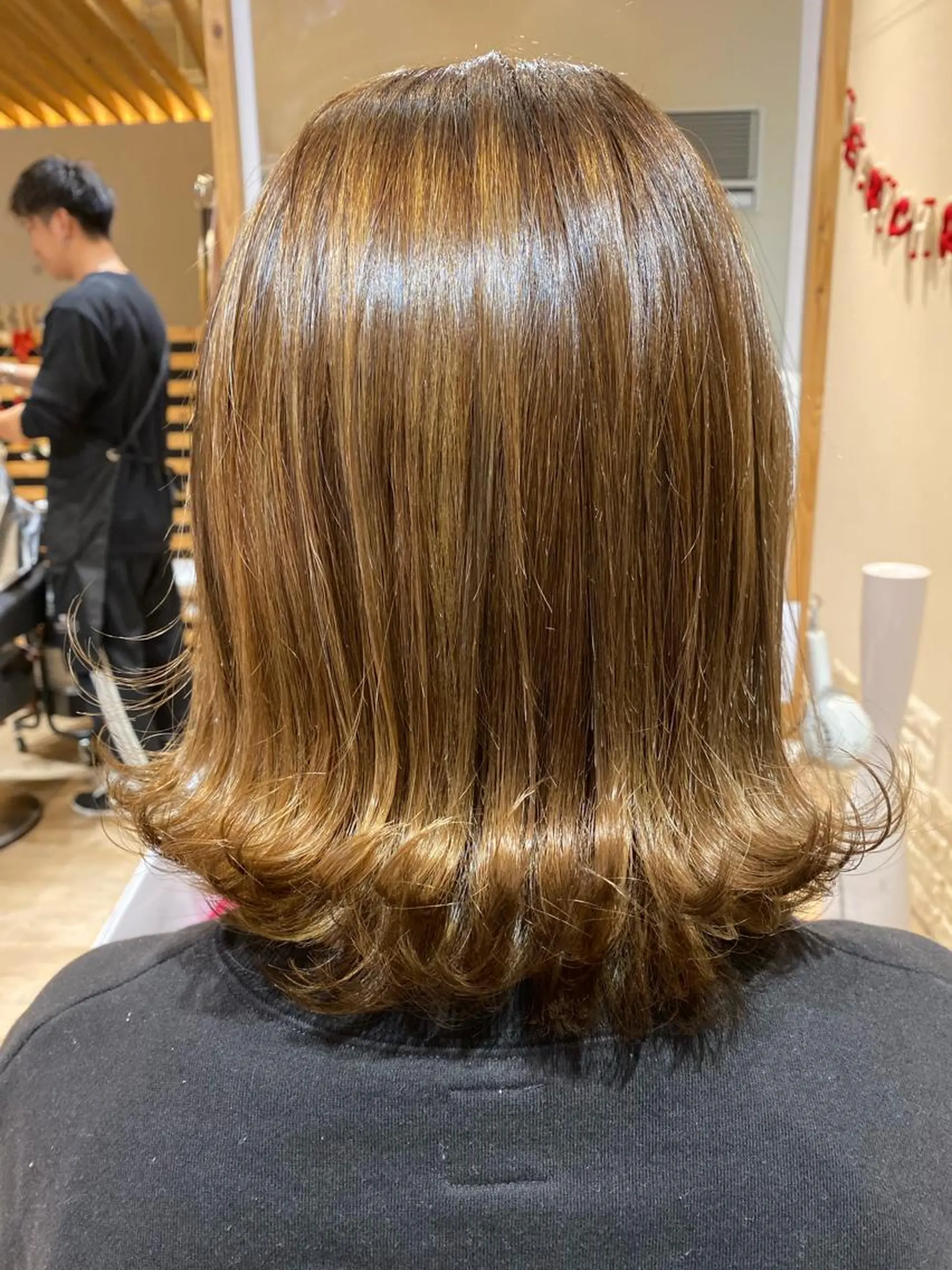 ミディアム カラー 関口 友行のヘアスタイル