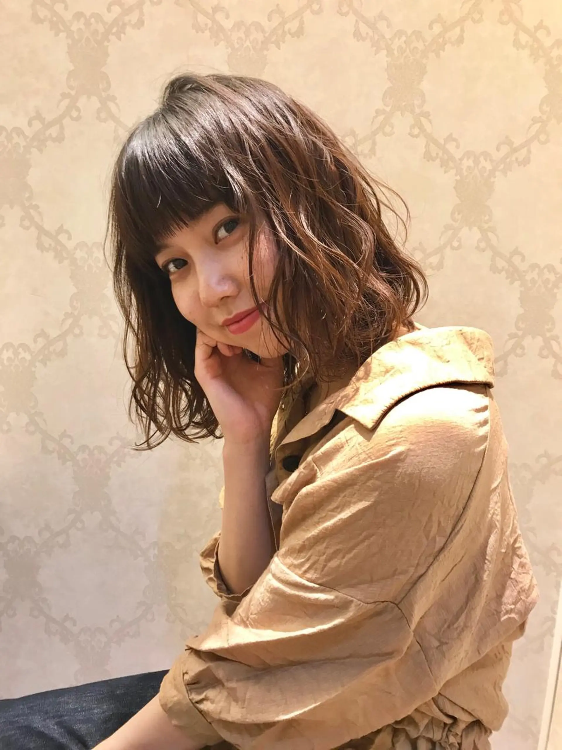 ミディアム カラー パーマ Neolive Cava 相模大野店所属・sola: neoliveのヘアスタイル