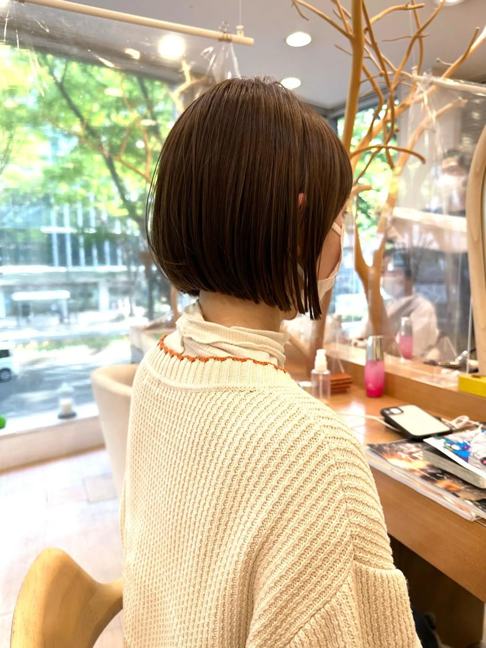 ショート カラー カット 縮毛矯正 Gardenhair 小笠原篤矢ショートのヘアスタイル