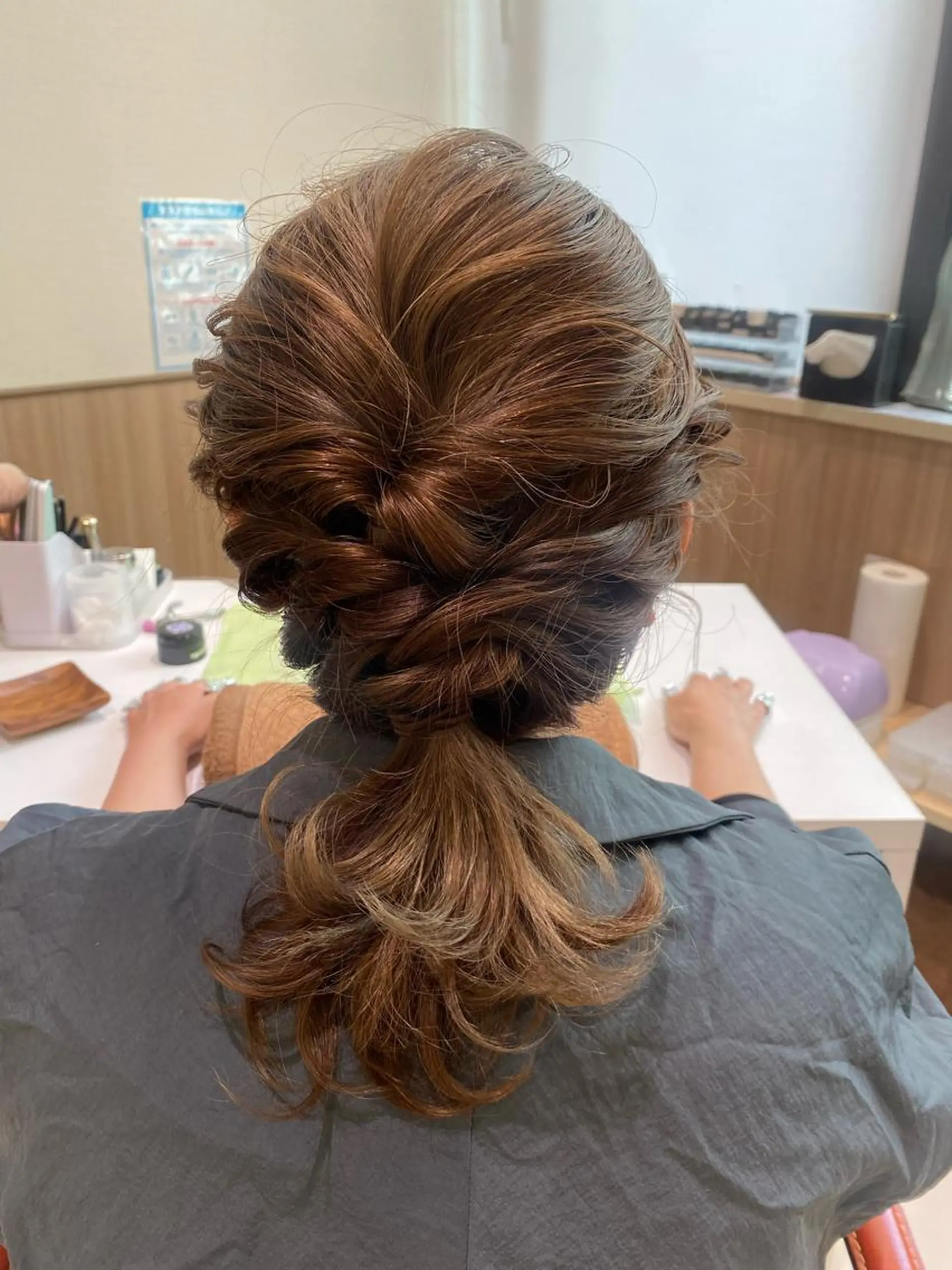 セミロング カラー ヘアアレンジ 古川 琴美のヘアスタイル