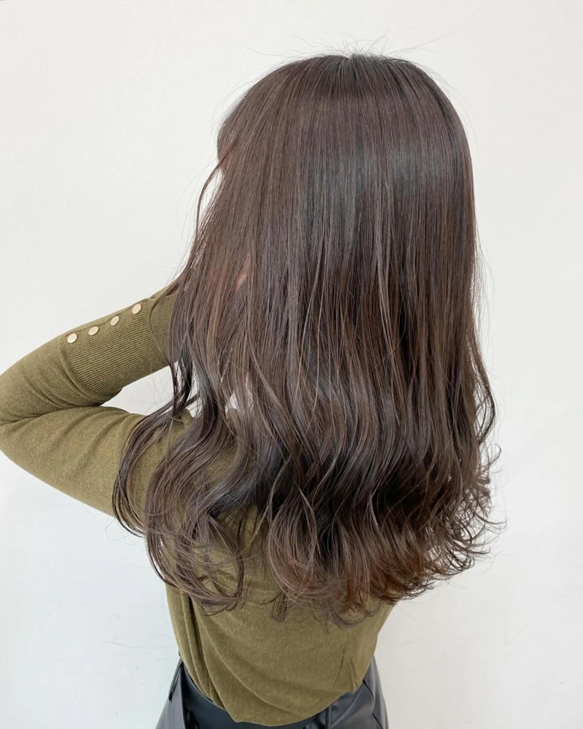 セミロング カラー パーマ ヘアアレンジ 🌟髪質改善ケアカラ ー美髪縮毛矯正y🌟のヘアスタイル