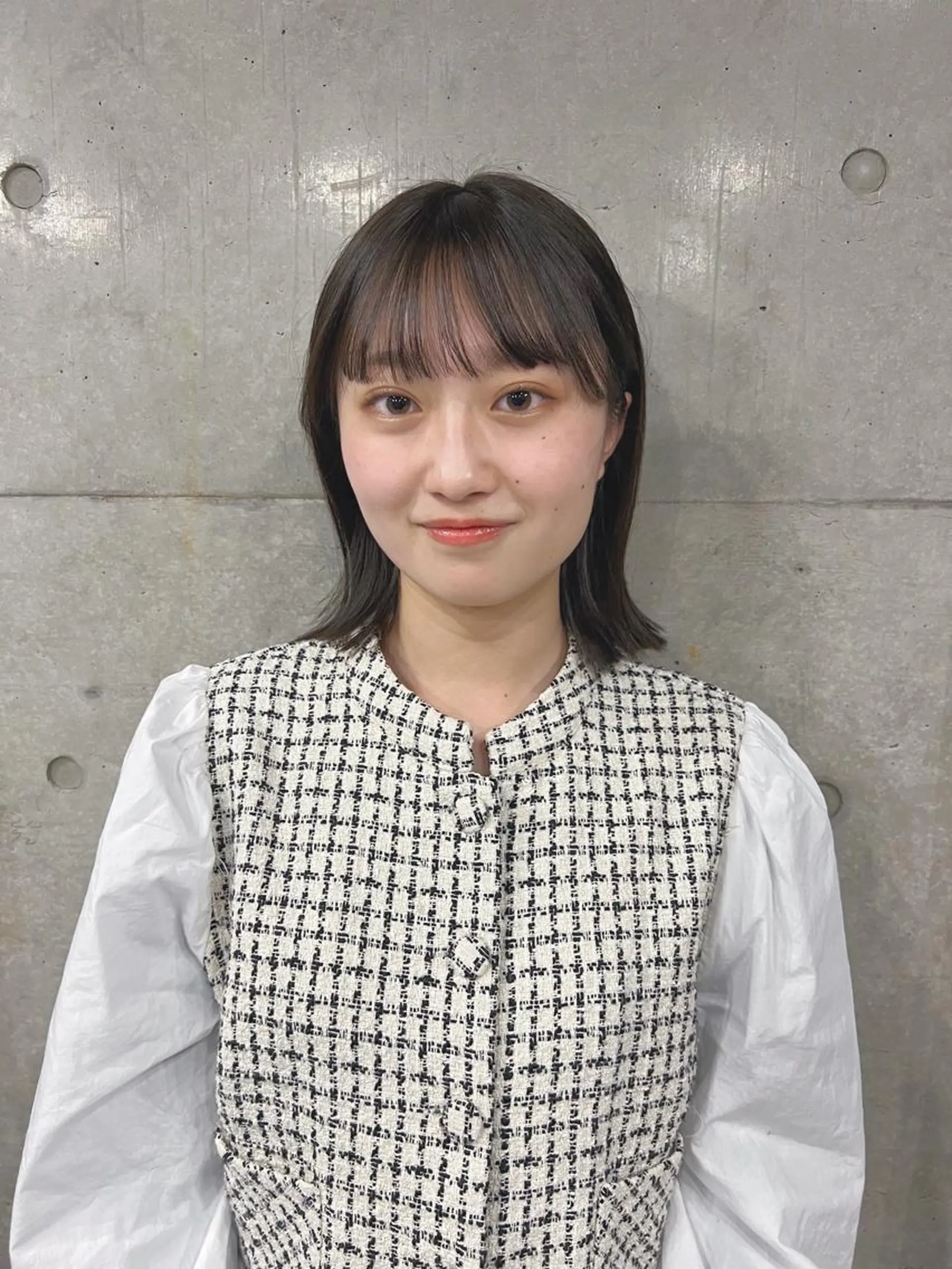 ミディアム ボブパーマコテ巻き風 パーマNo1深江秀平のヘアスタイル