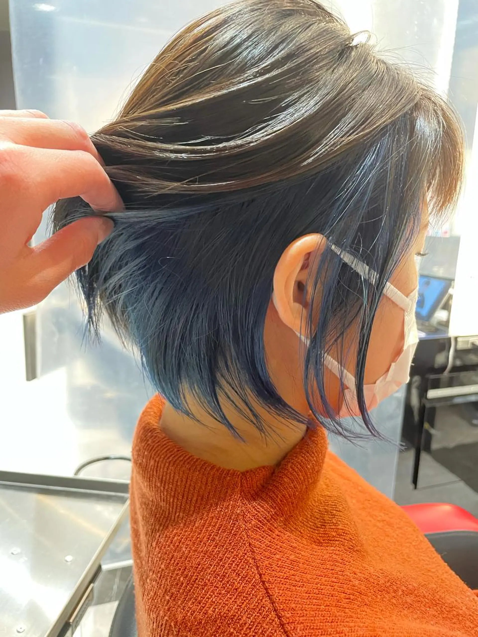 ショート カット ヘアカラー トリートメント メンズヘア特化 崎田 成人のヘアスタイル